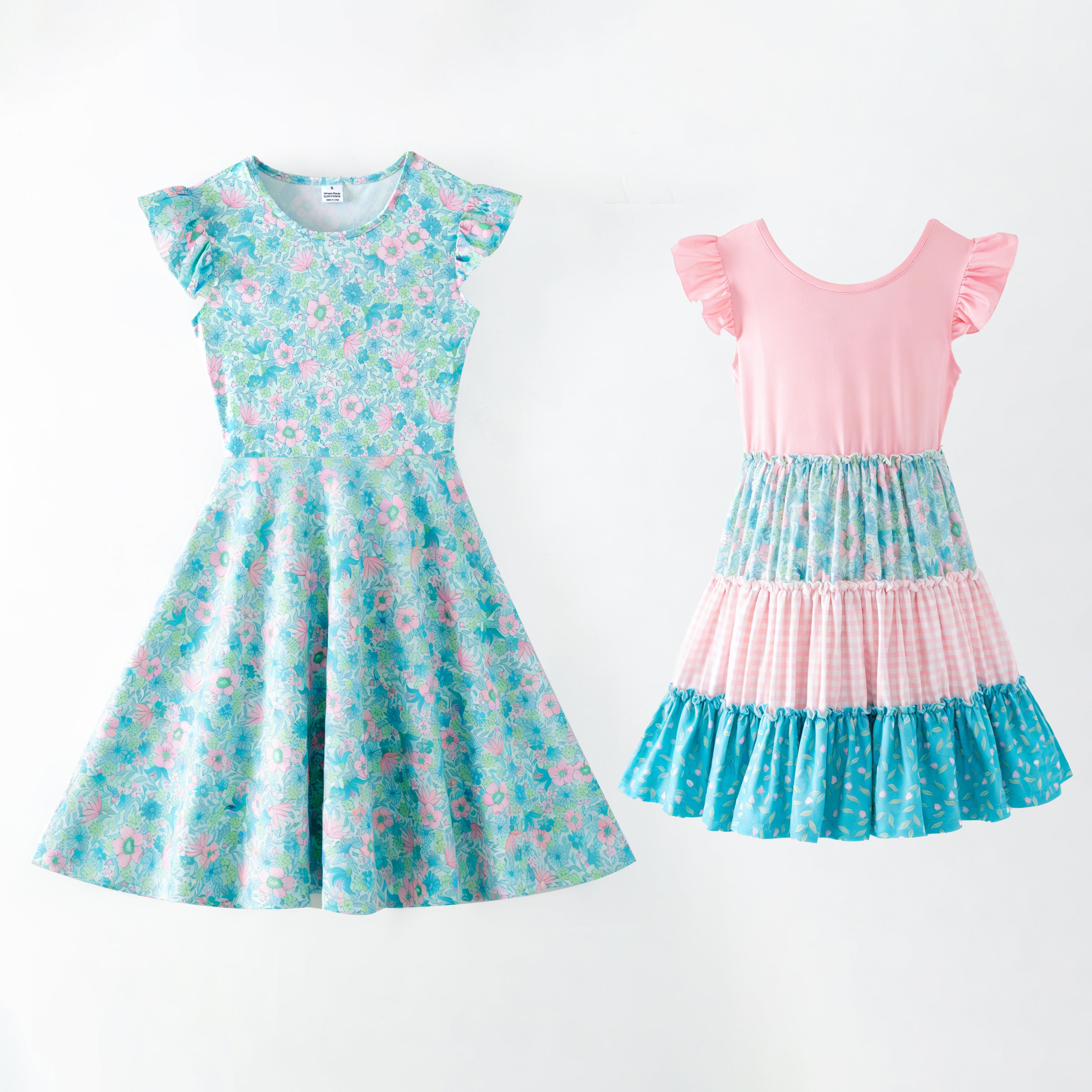 (Pre Order,Prepack Zone)Family Floral Print Dress