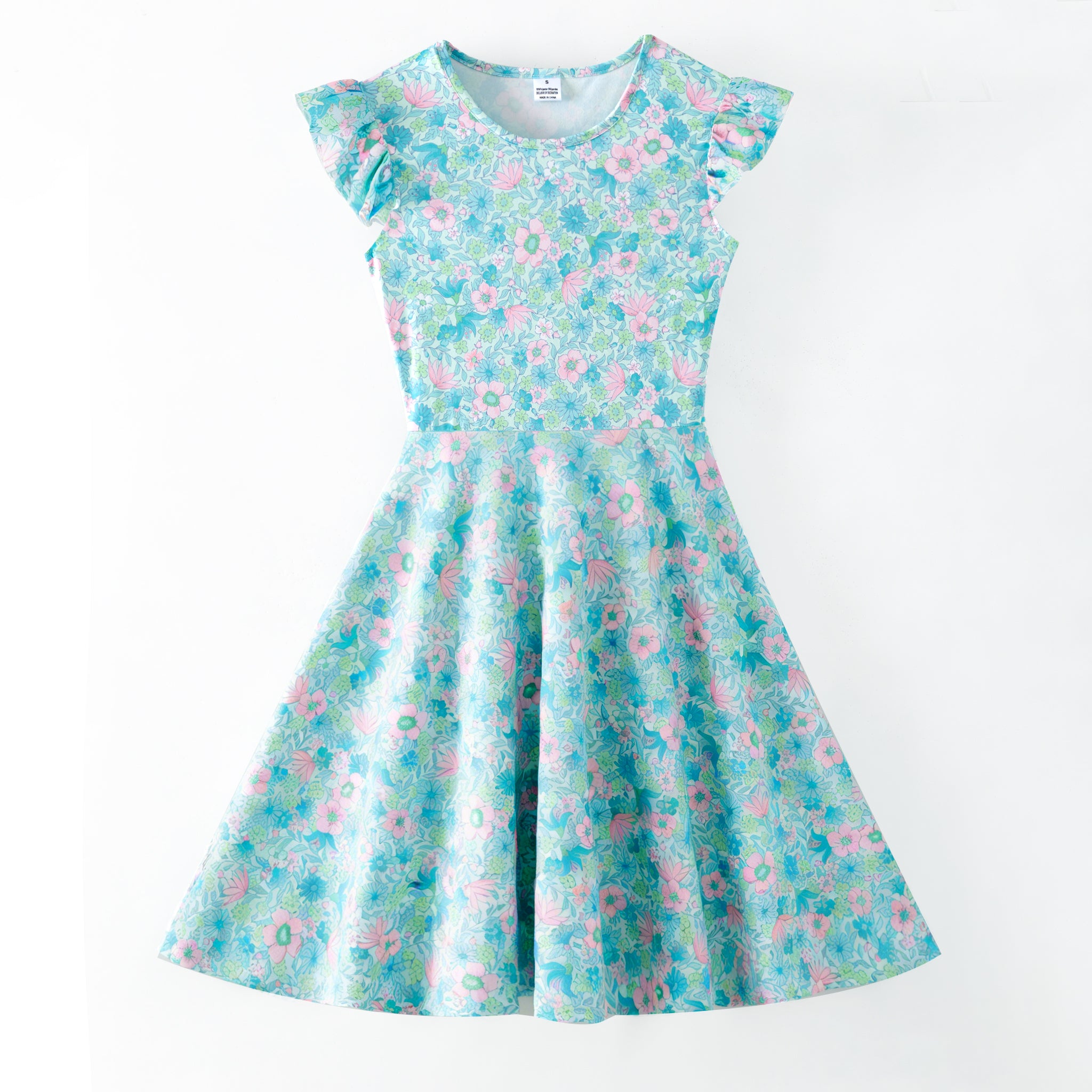 (Pre Order,Prepack Zone)Family Floral Print Dress