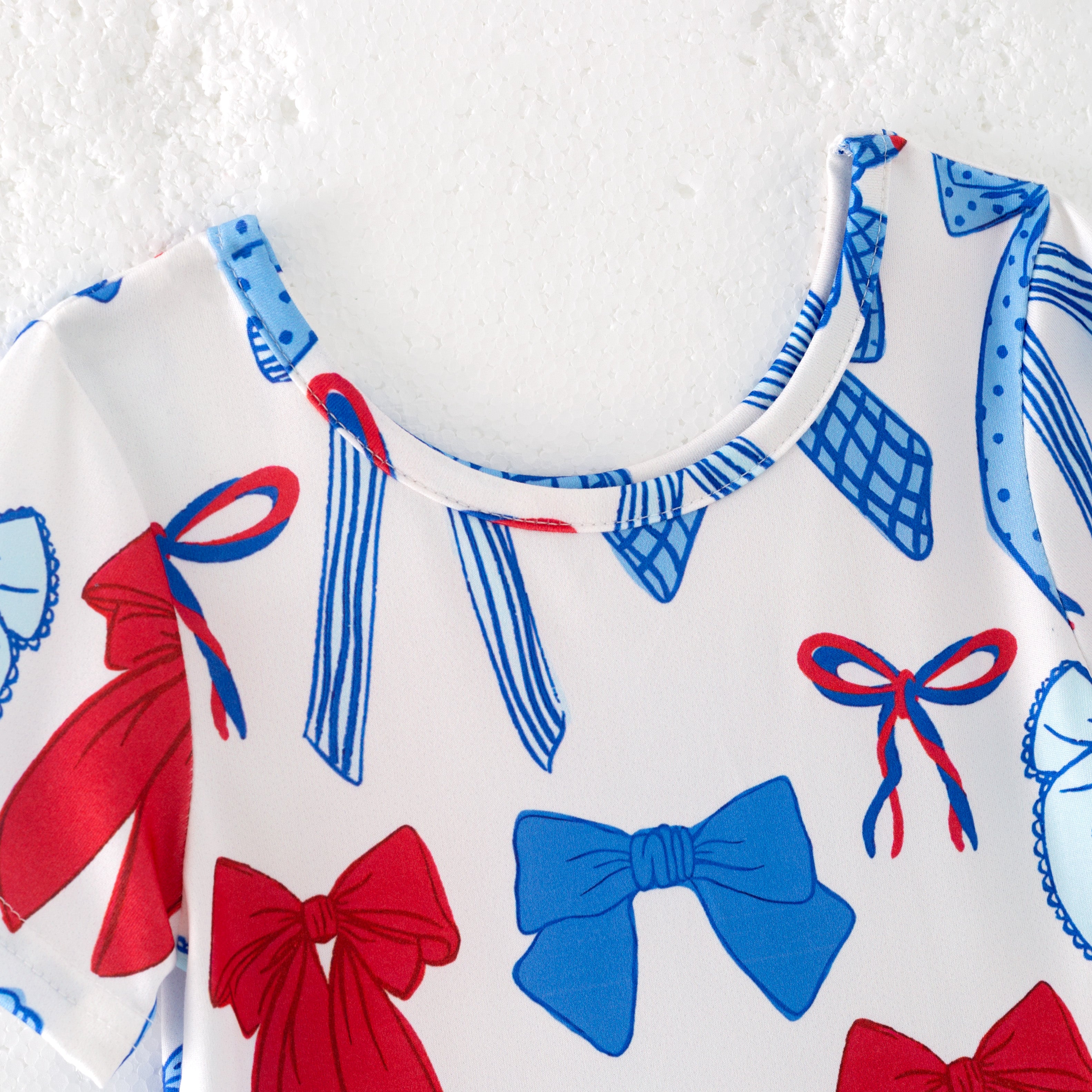 (Pre Order)Girls Patriotic Print Twirl Dress