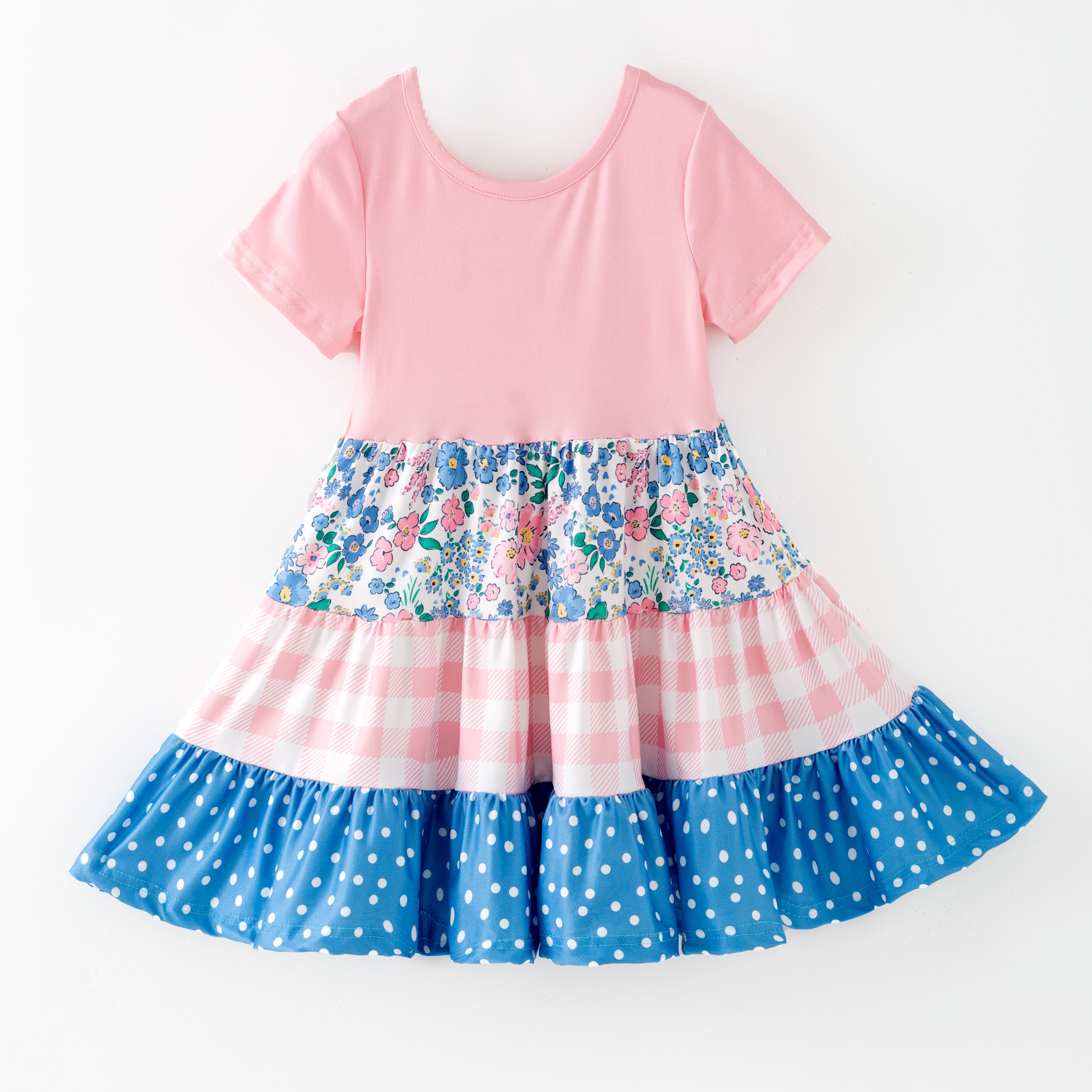 (Pre Order,Prepack Zone)Girls Floral Print Dress&Set(Mix Size)
