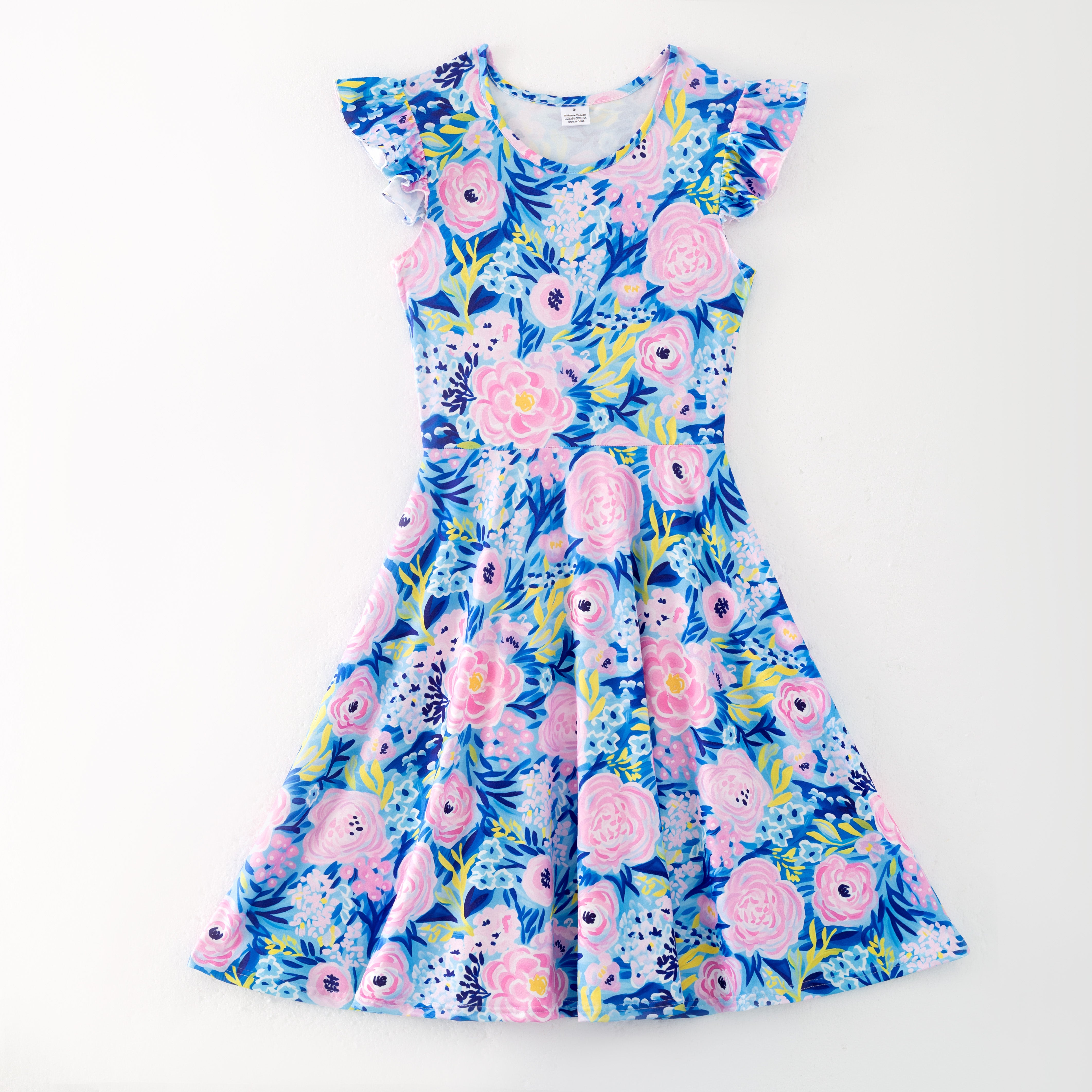 (Pre Order)Mommy and Me Spring and Summer Floral Print Dress