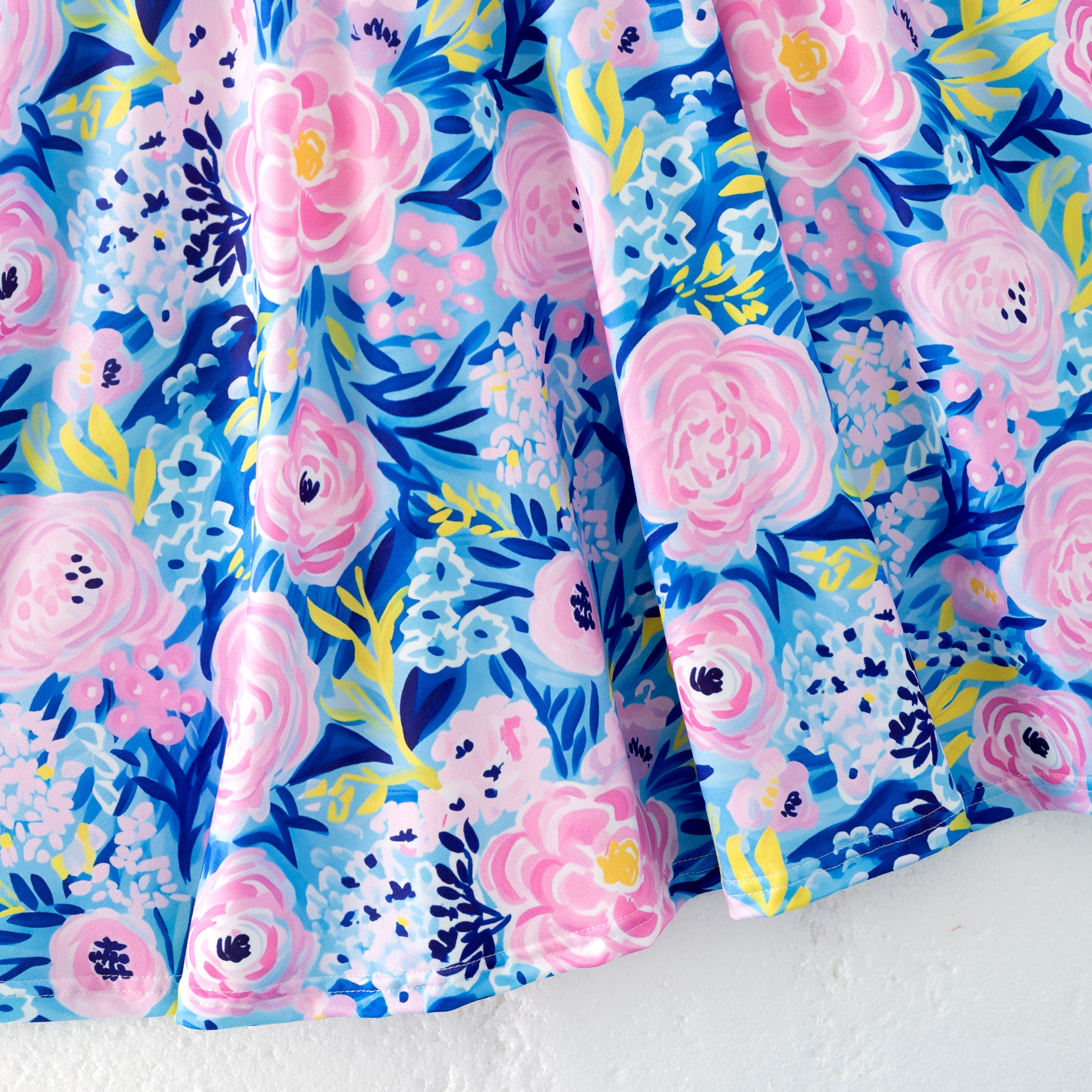 (Pre Order)Mommy and Me Spring and Summer Floral Print Dress