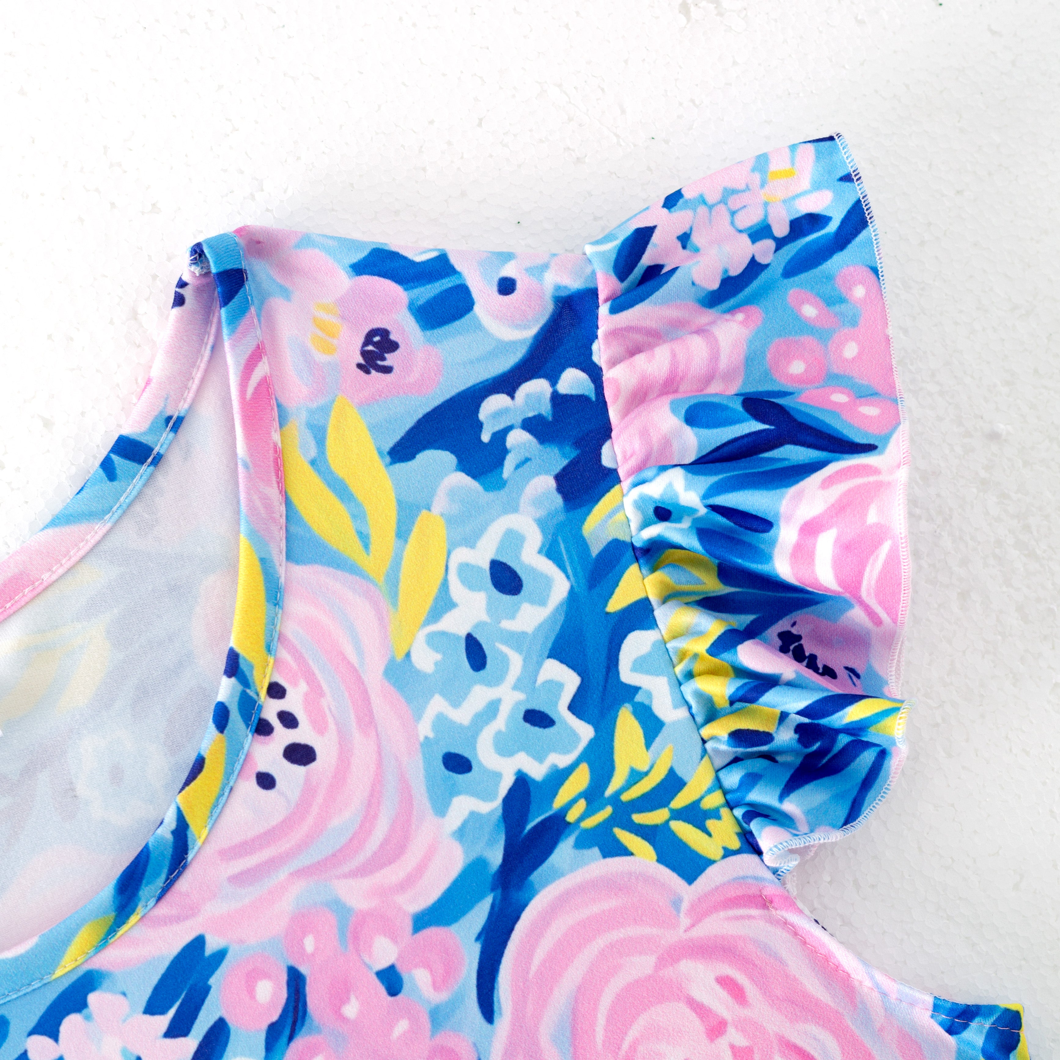 (Pre Order)Mommy and Me Spring and Summer Floral Print Dress