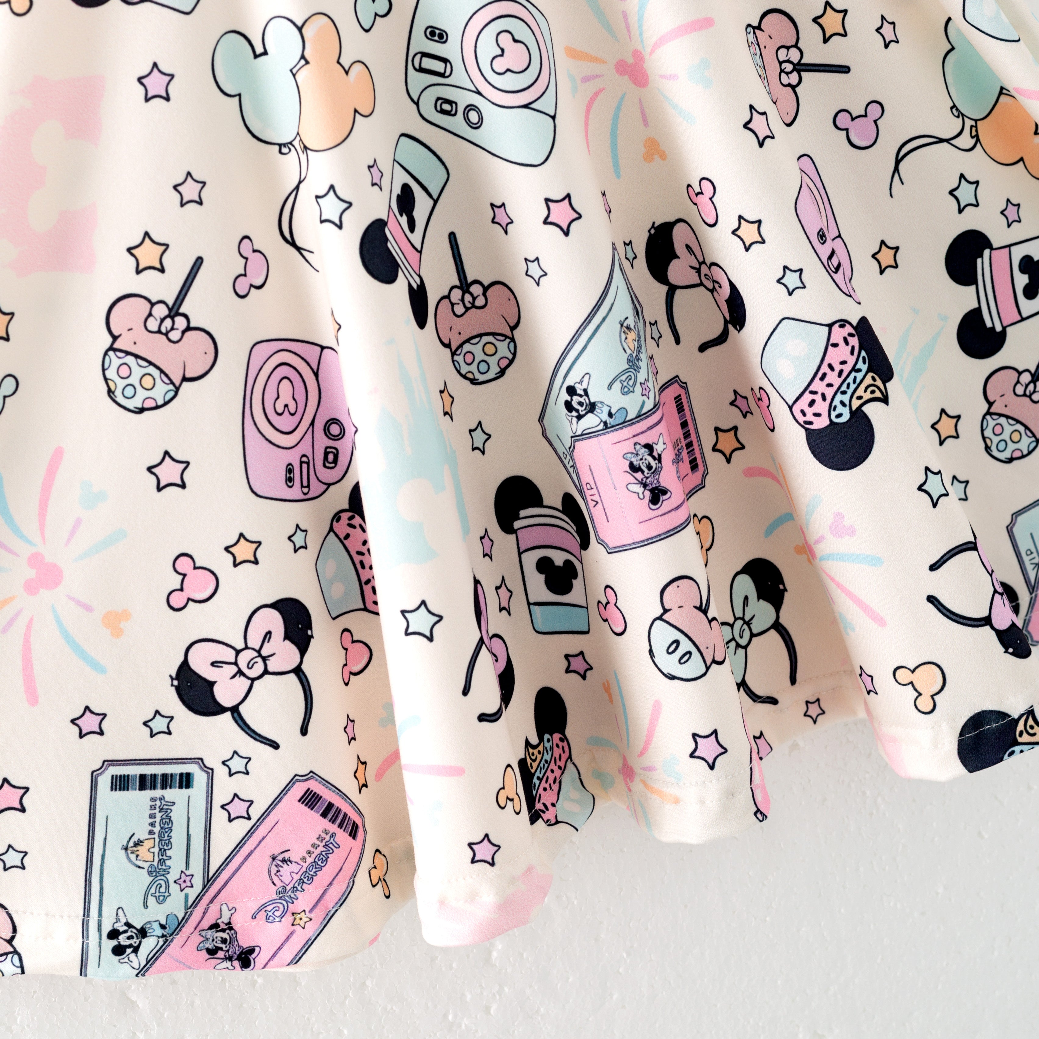 (Pre Order)Girls Spring and Summer Princess&Cartoon Print Dress