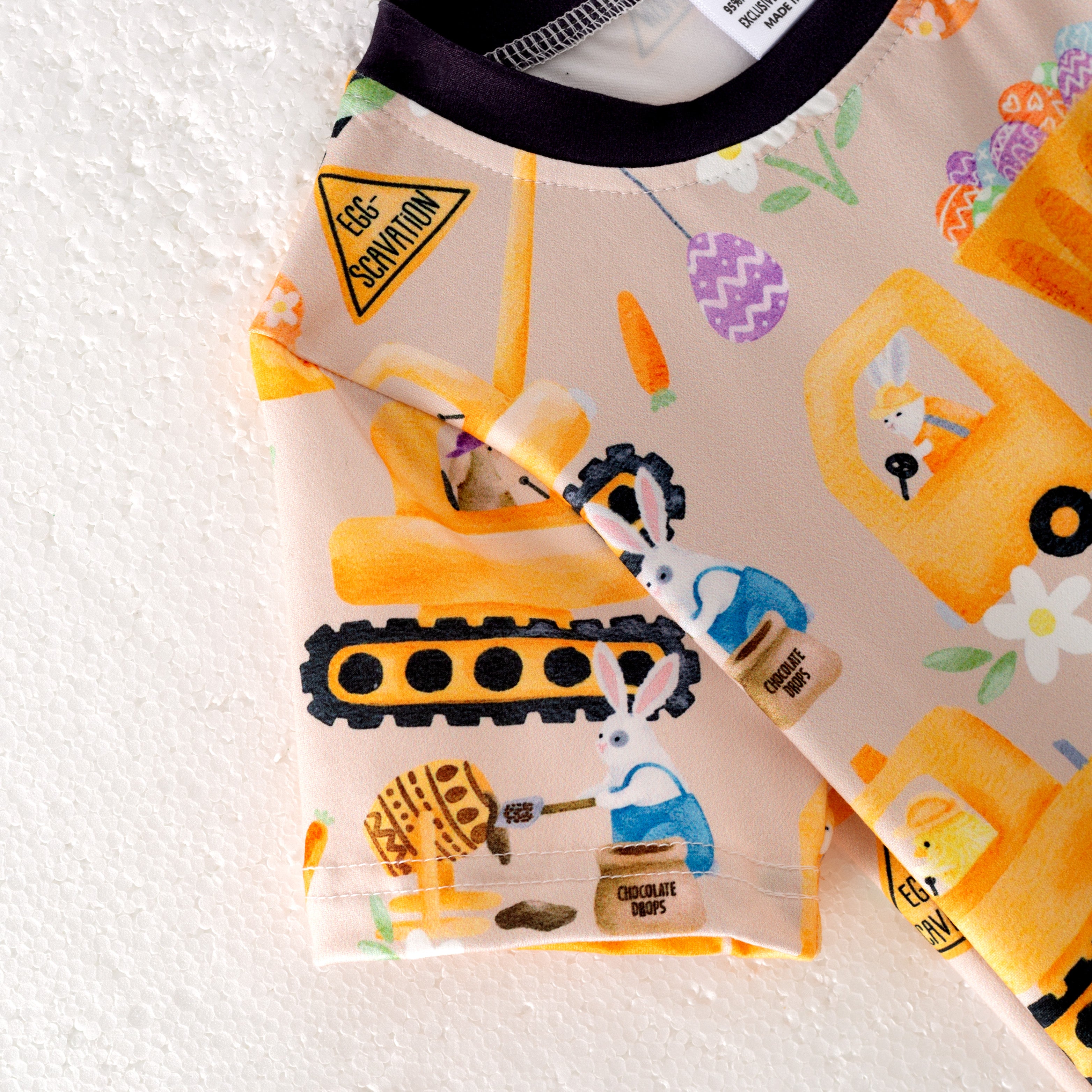 (Pre Order)Boys Easter Bunny&Farm Print Top
