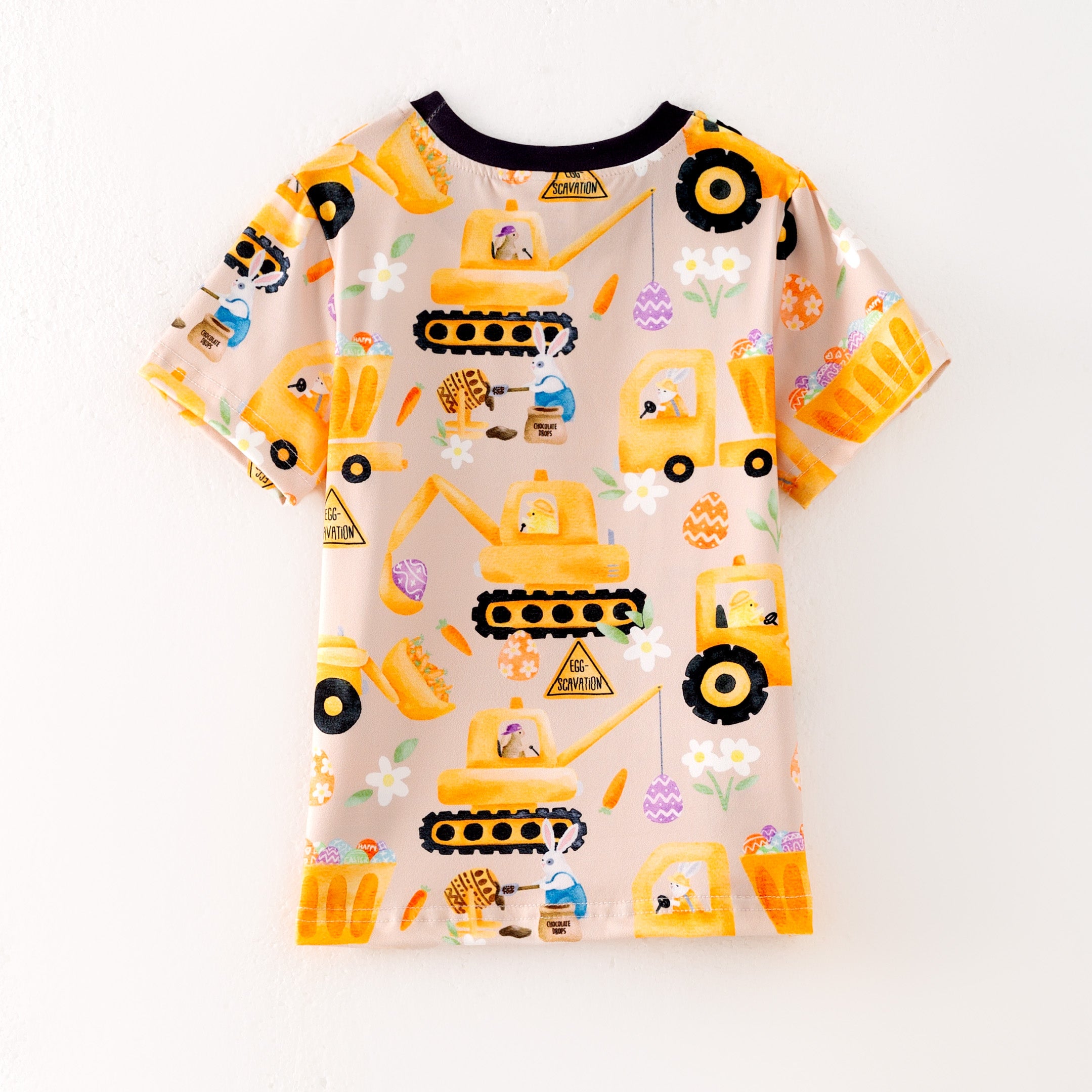 (Pre Order)Boys Easter Bunny&Farm Print Top