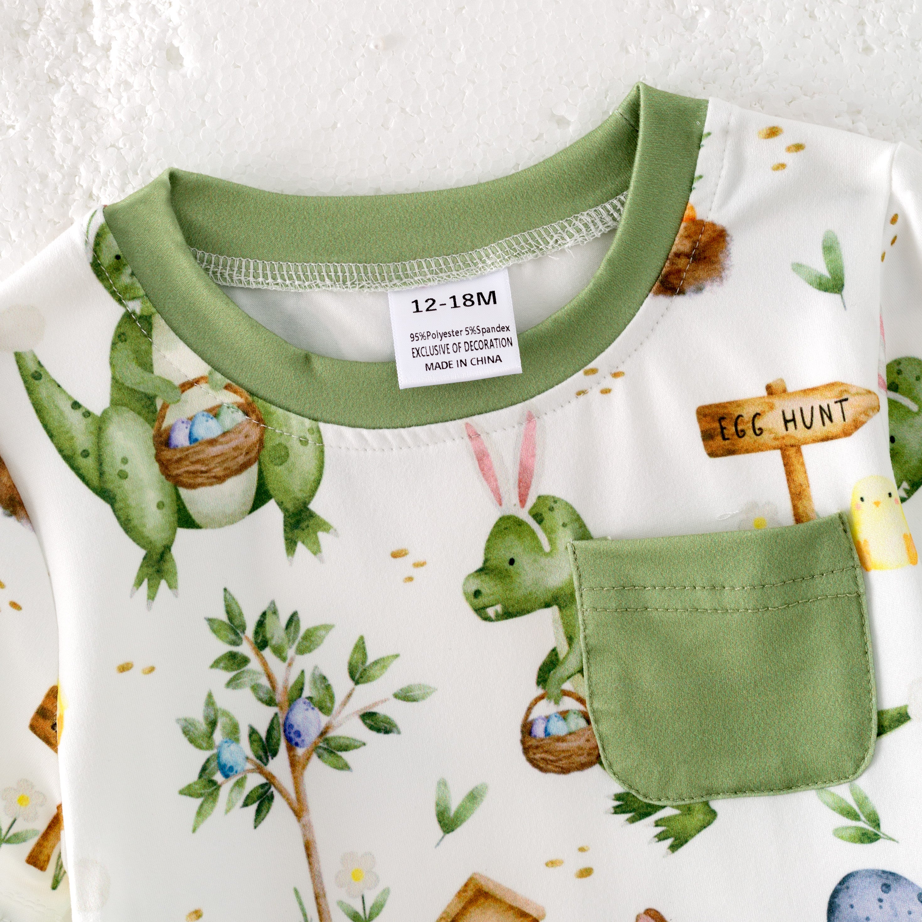 (Pre Order)Boys Easter Bunny&Farm Print Top