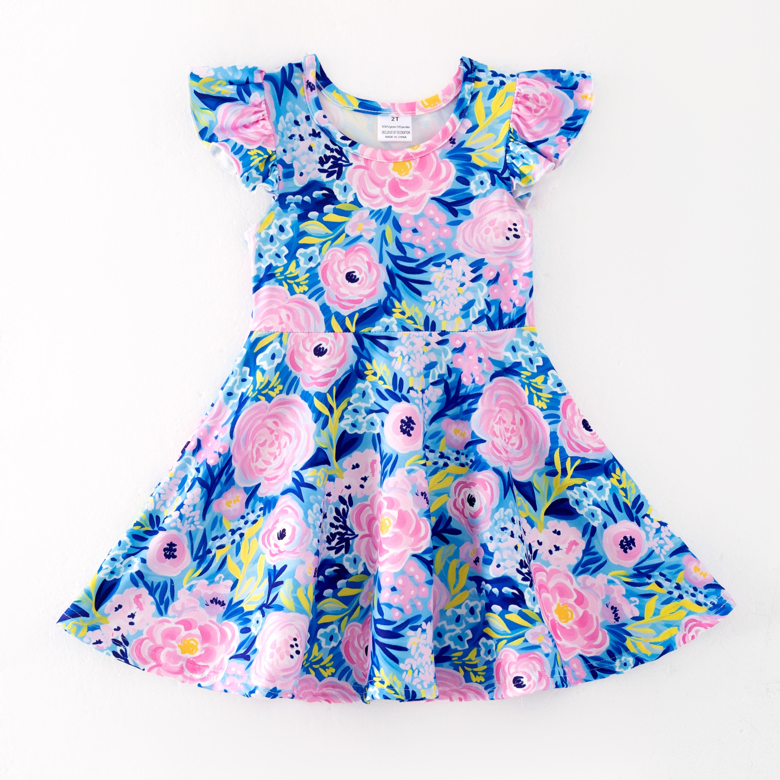 (Pre Order)Mommy and Me Spring and Summer Floral Print Dress