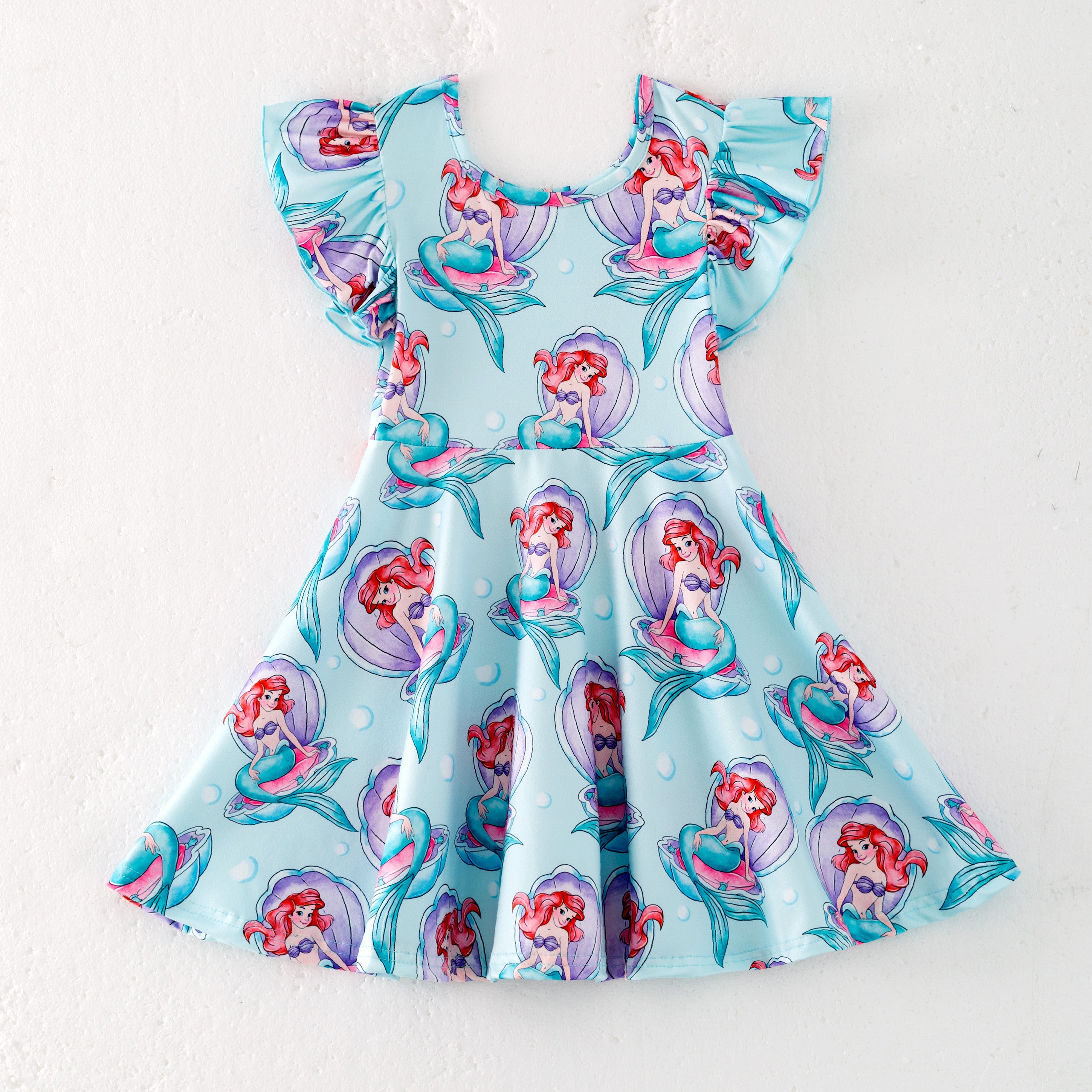 (Pre Order)Girls Spring and Summer Princess&Cartoon Print Dress