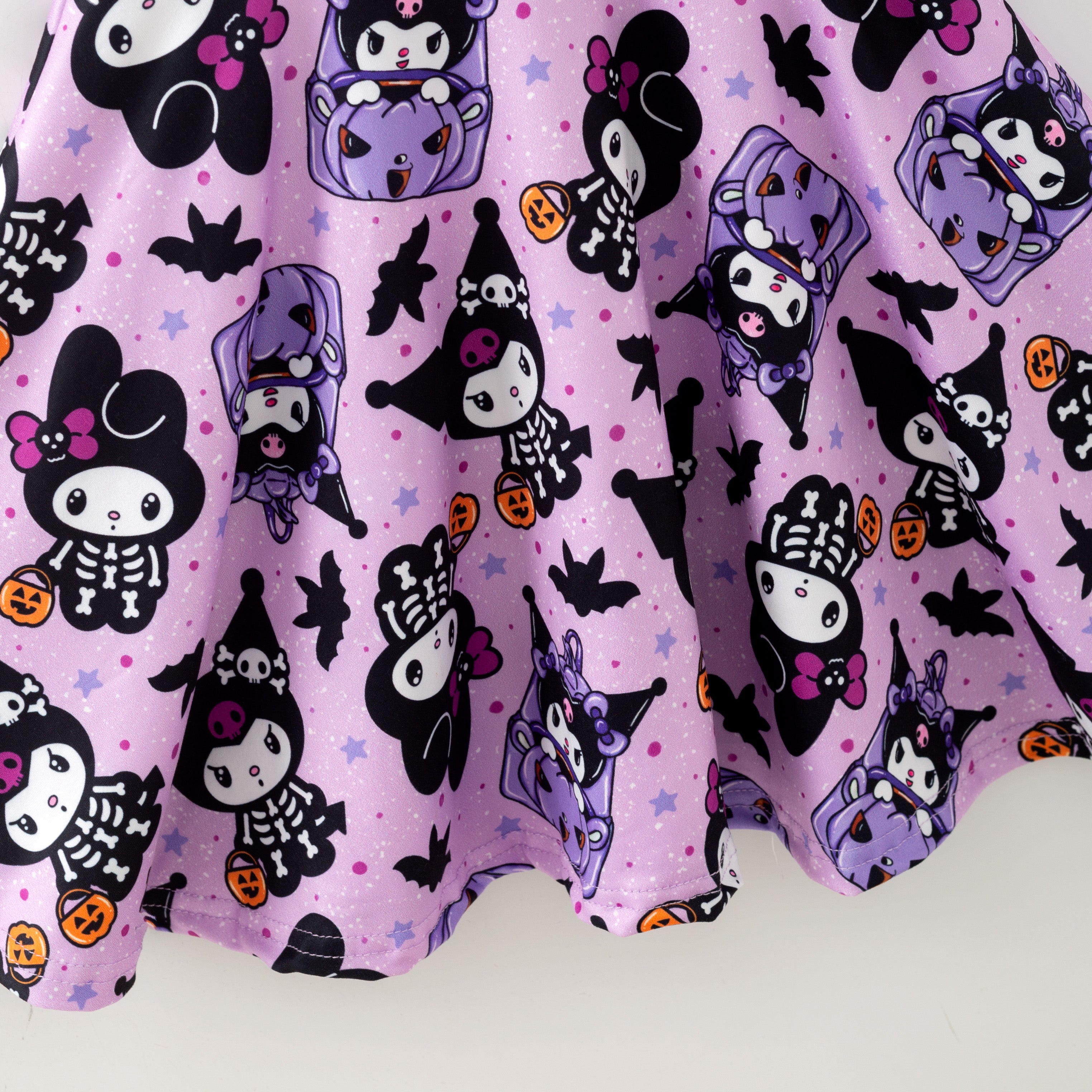 (Pre Order,Prepack Zone)Girls Halloween Cartoon&Princess Print Dress