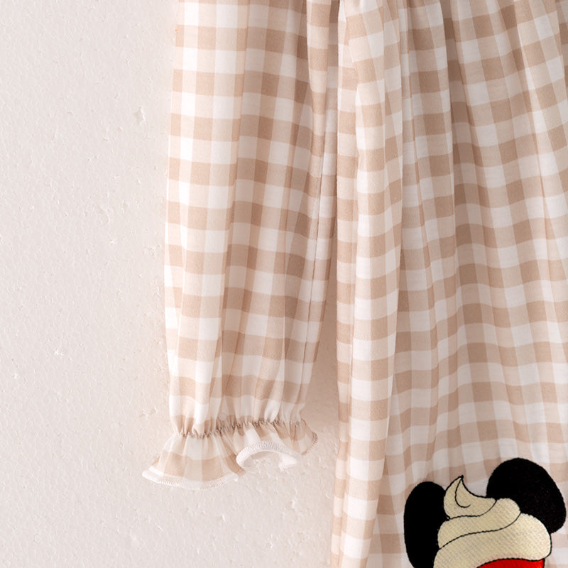 (In Stock L16-3-1)Girls Halloween Cartoon Embroided Dress