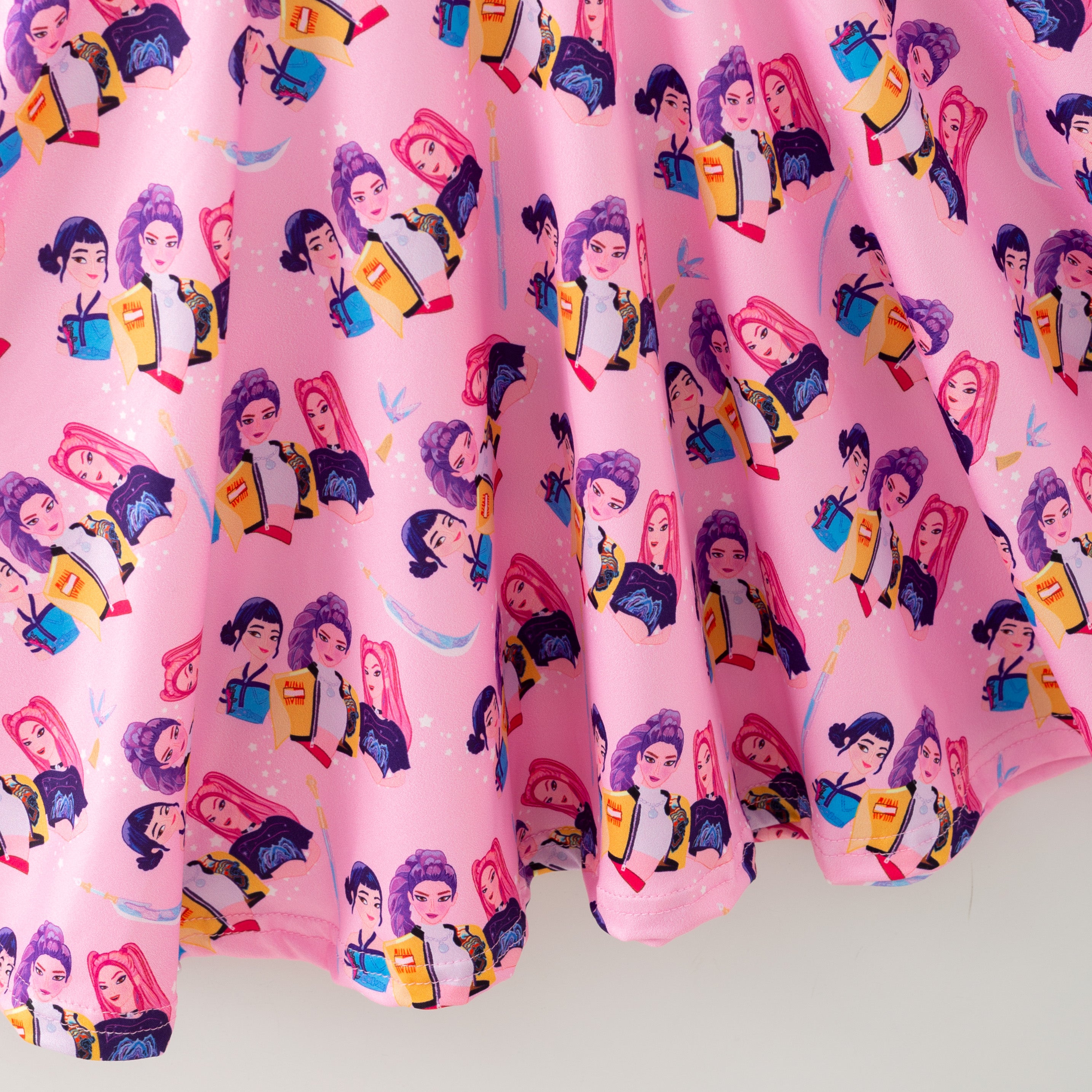 (Pre Order,Prepack Zone)Girls Movie Character Print Dress