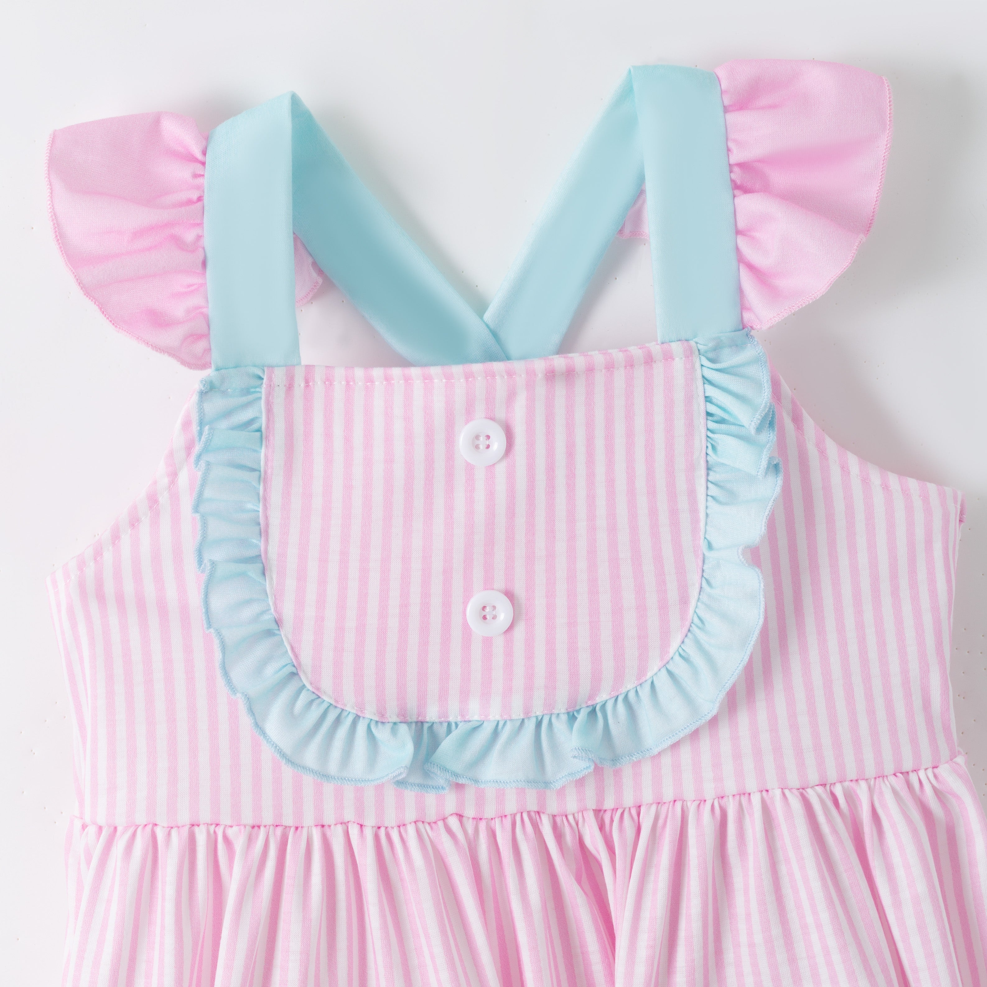 (Pre Order,Prepack Zone)Family Sea Shell Applique Dress&Romper(Mix Size)