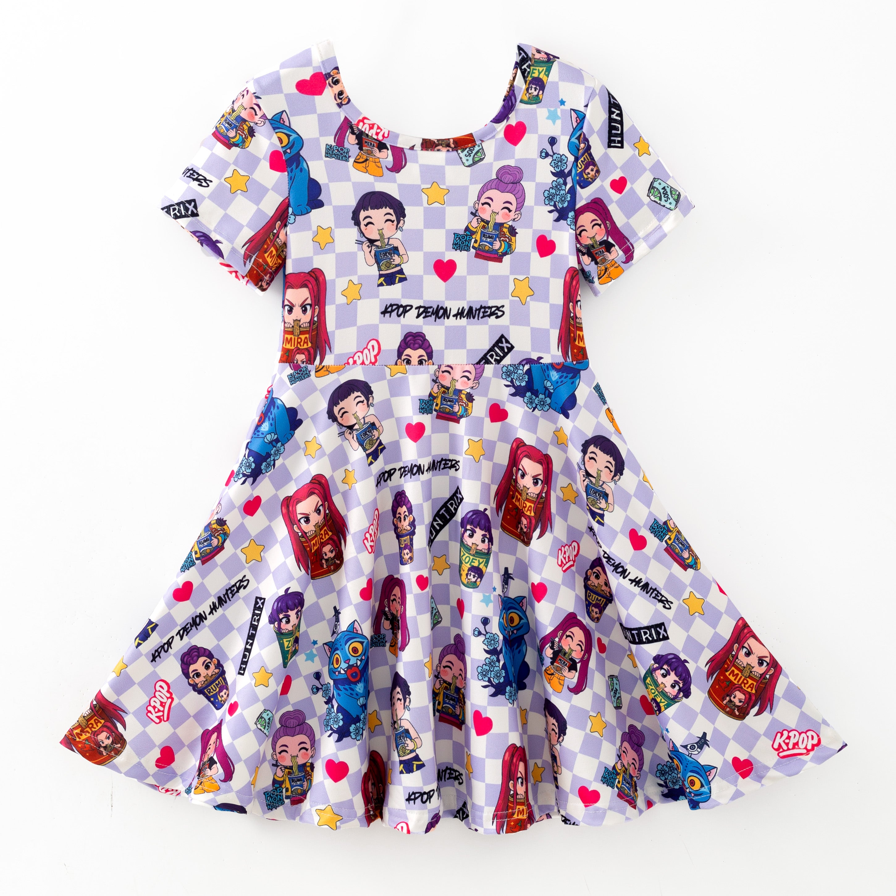 (Pre Order,Prepack Zone)Girls Movie Character Print Dress