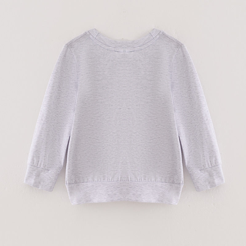 (In Stock L23-01-02)Girls Thanksgiving Print Top