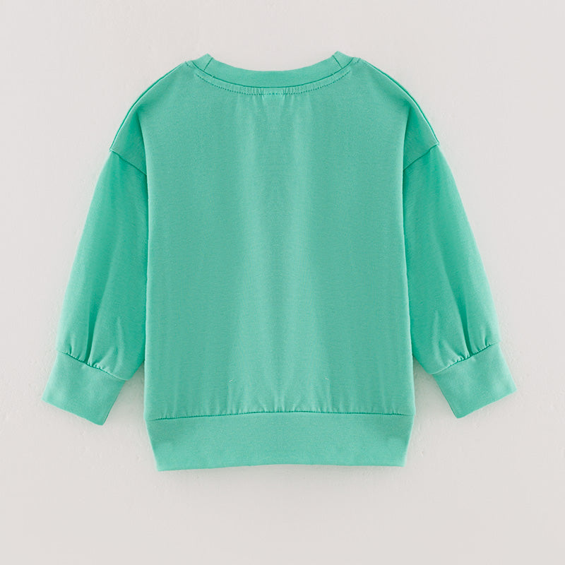(In Stock E27-5-2)Girls Fall “FALL VIBES” Print Top