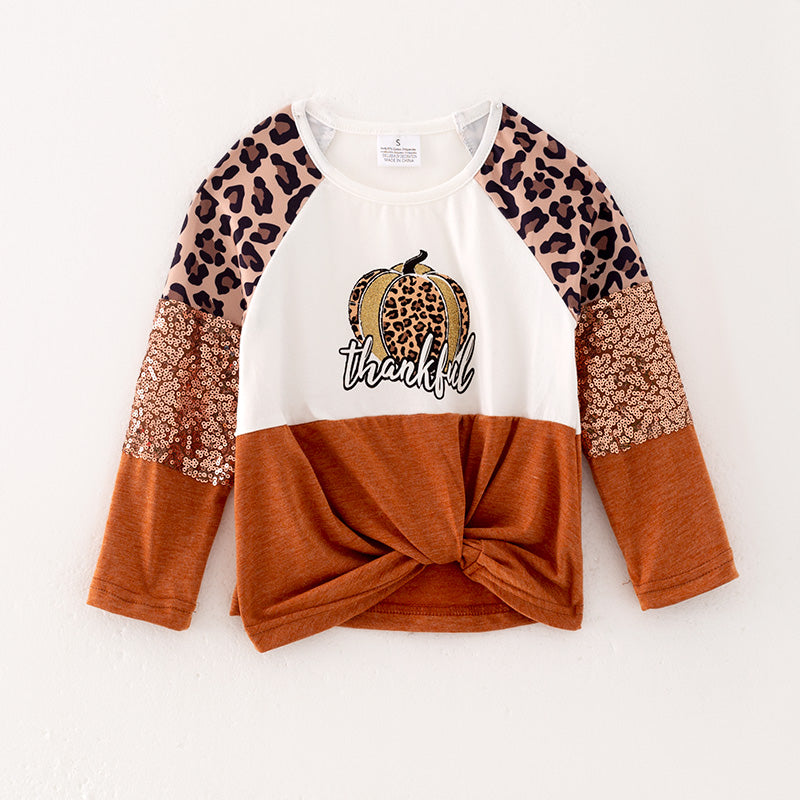 (In Stock L21-04-02)Mommy and Me Leopard Print Top