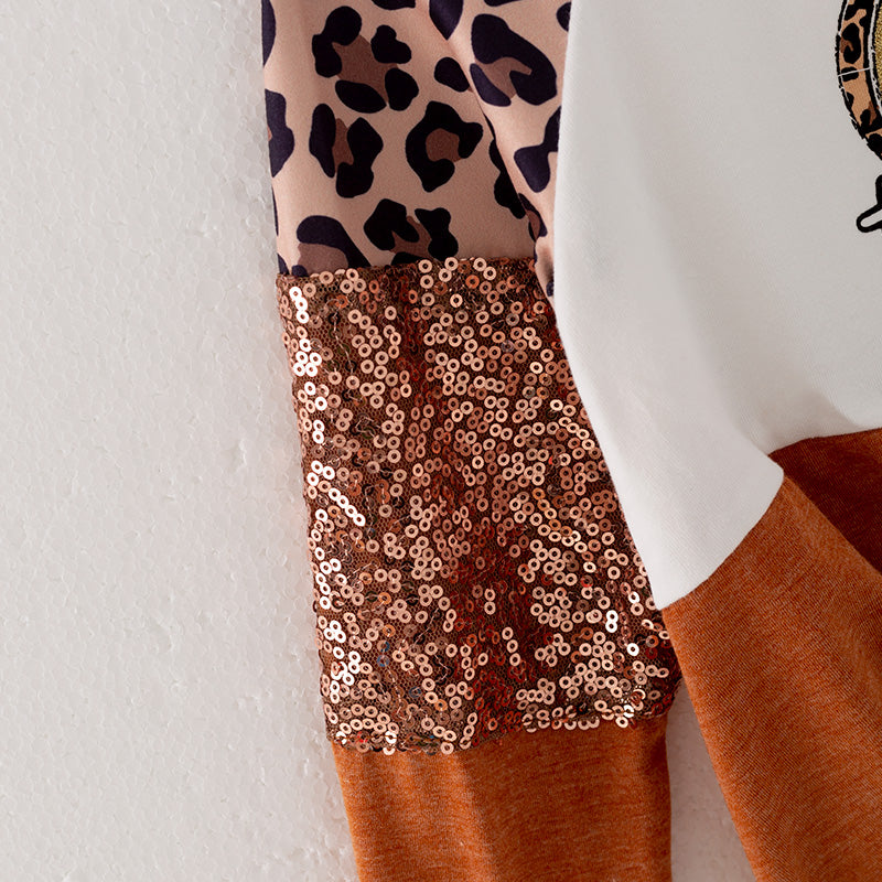 (In Stock L21-04-02)Mommy and Me Leopard Print Top