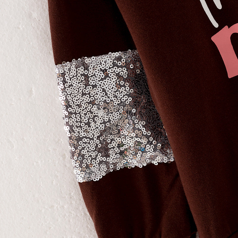 (In Stock L19-04-01)Mommy and Me “thankful MAMA and MINI” Print Top