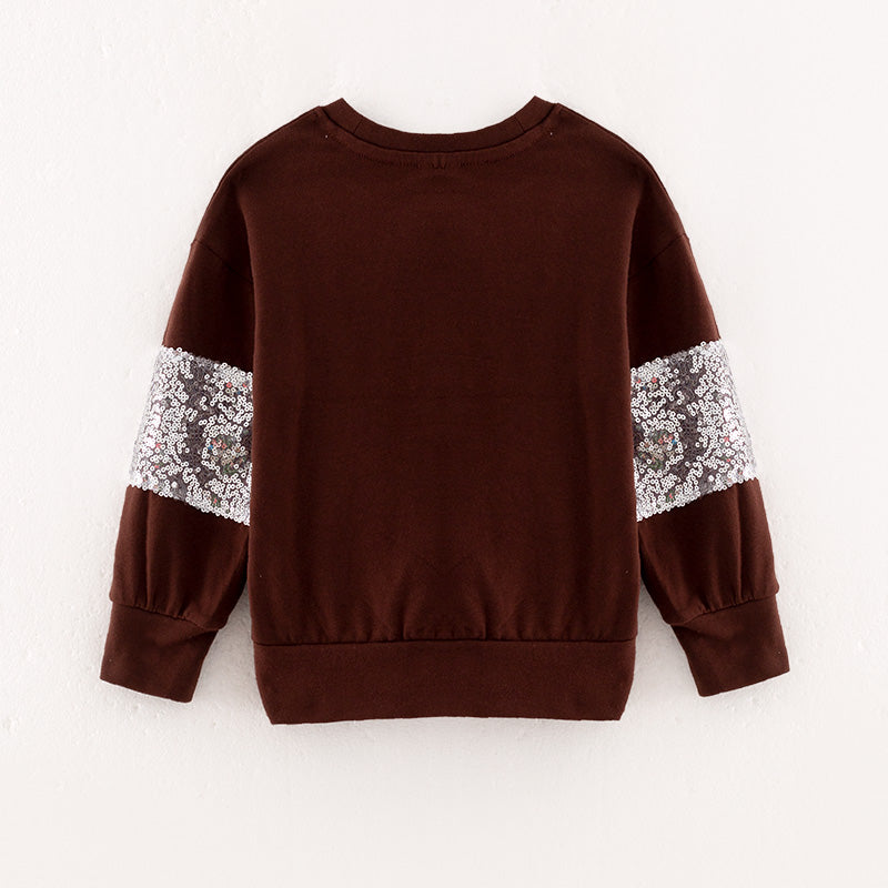 (In Stock L19-04-01)Mommy and Me “thankful MAMA and MINI” Print Top