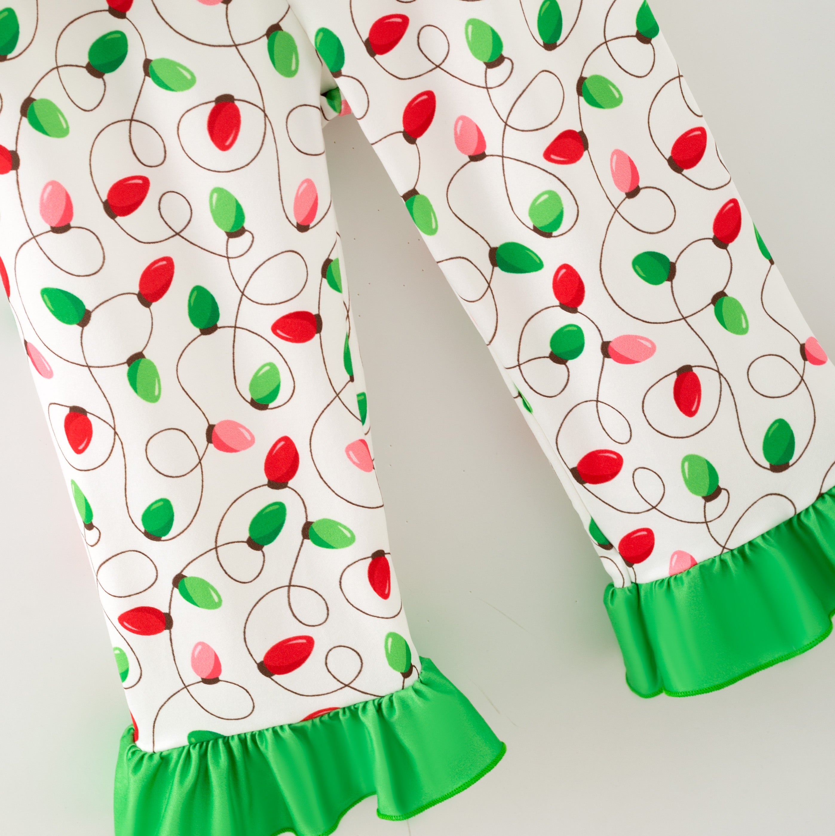 (Pre Order,Prepack Zone)Girls Christmas Print Dress&Pajamas
