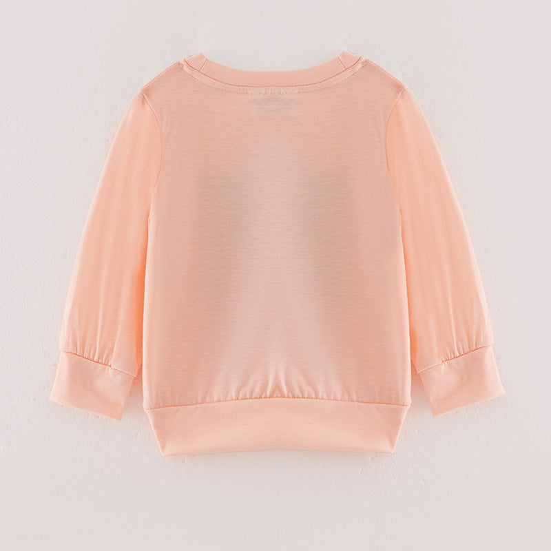 (In Stock Q6-2-1)Girls Thanksgiving “AUTUMN VIBES” Print Top