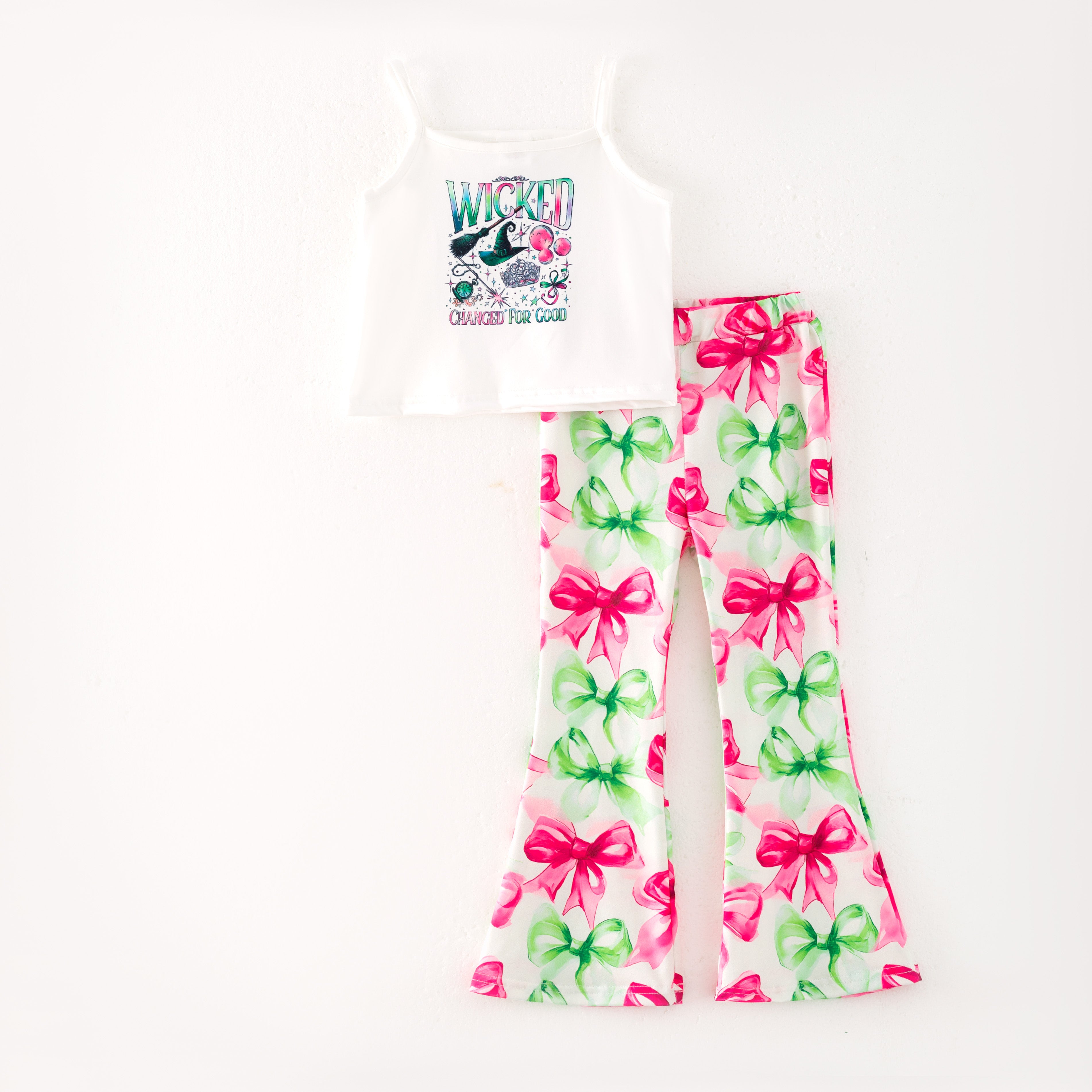 (Pre Order)Girls Spring and Summer Movie Character Print Outfit Set