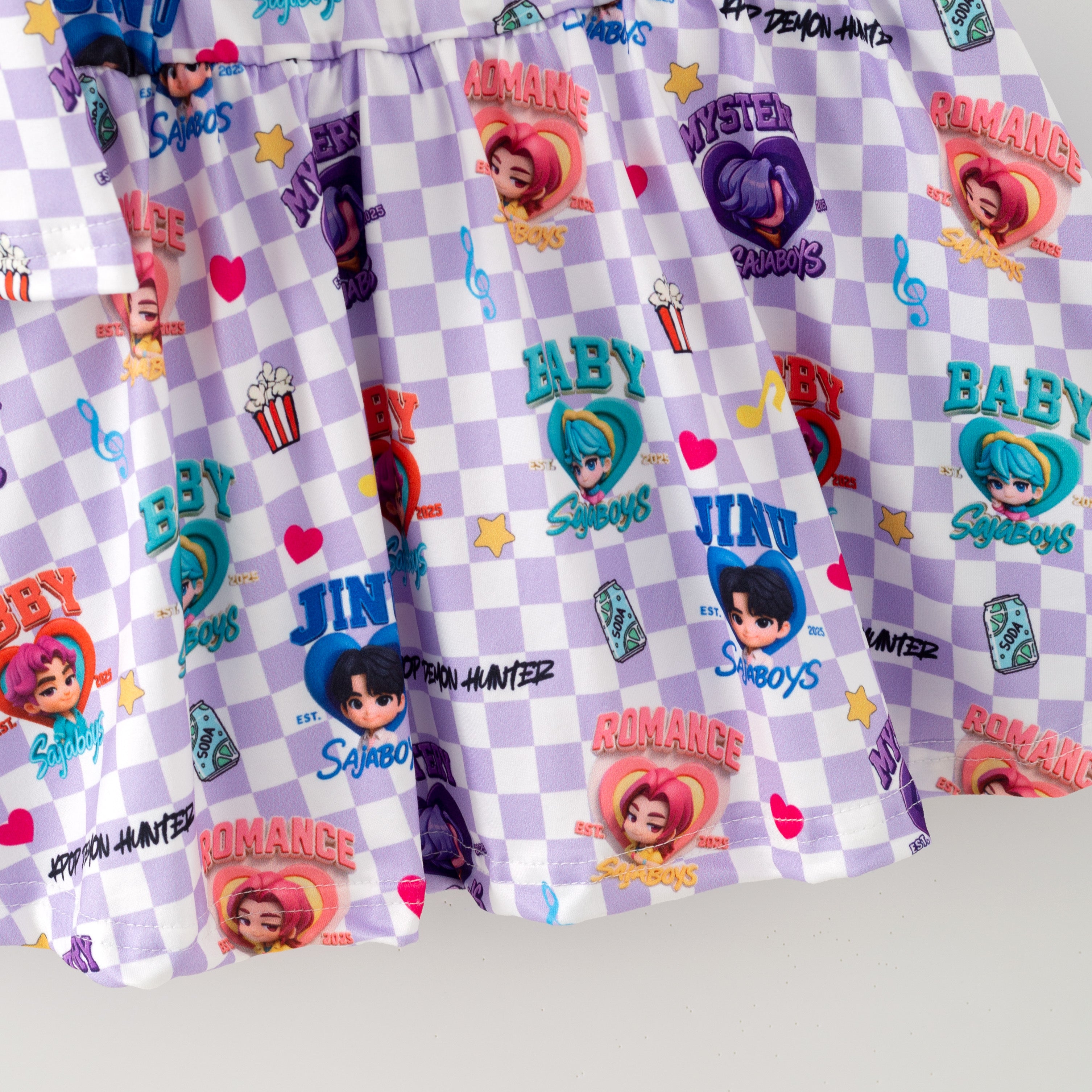 (Pre Order,Prepack Zone)Girls Movie Character Print Set(Mix Size)