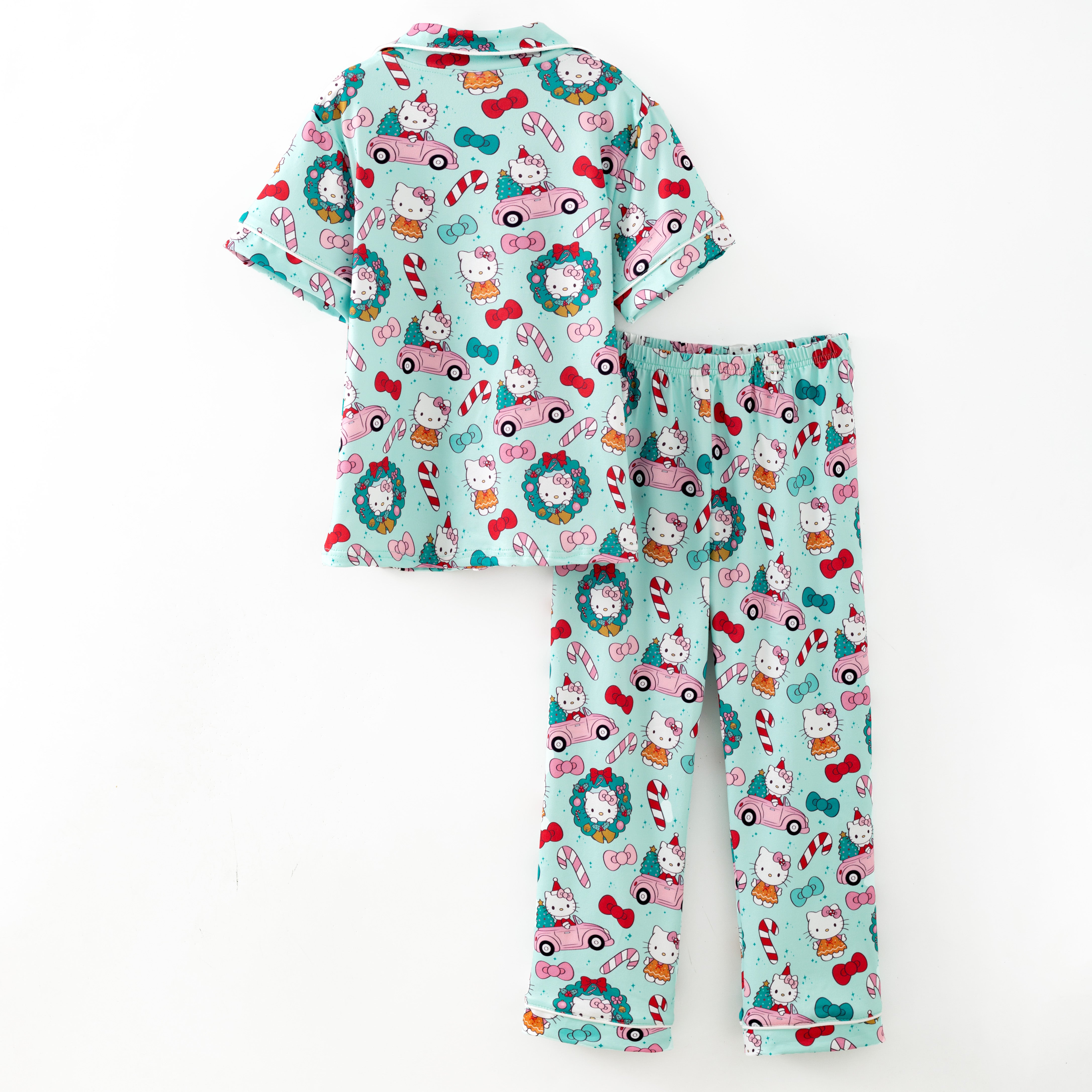 (Pre Order,Prepack Zone)Girls Cartoon Print Pajamas&Top(Mix Size)
