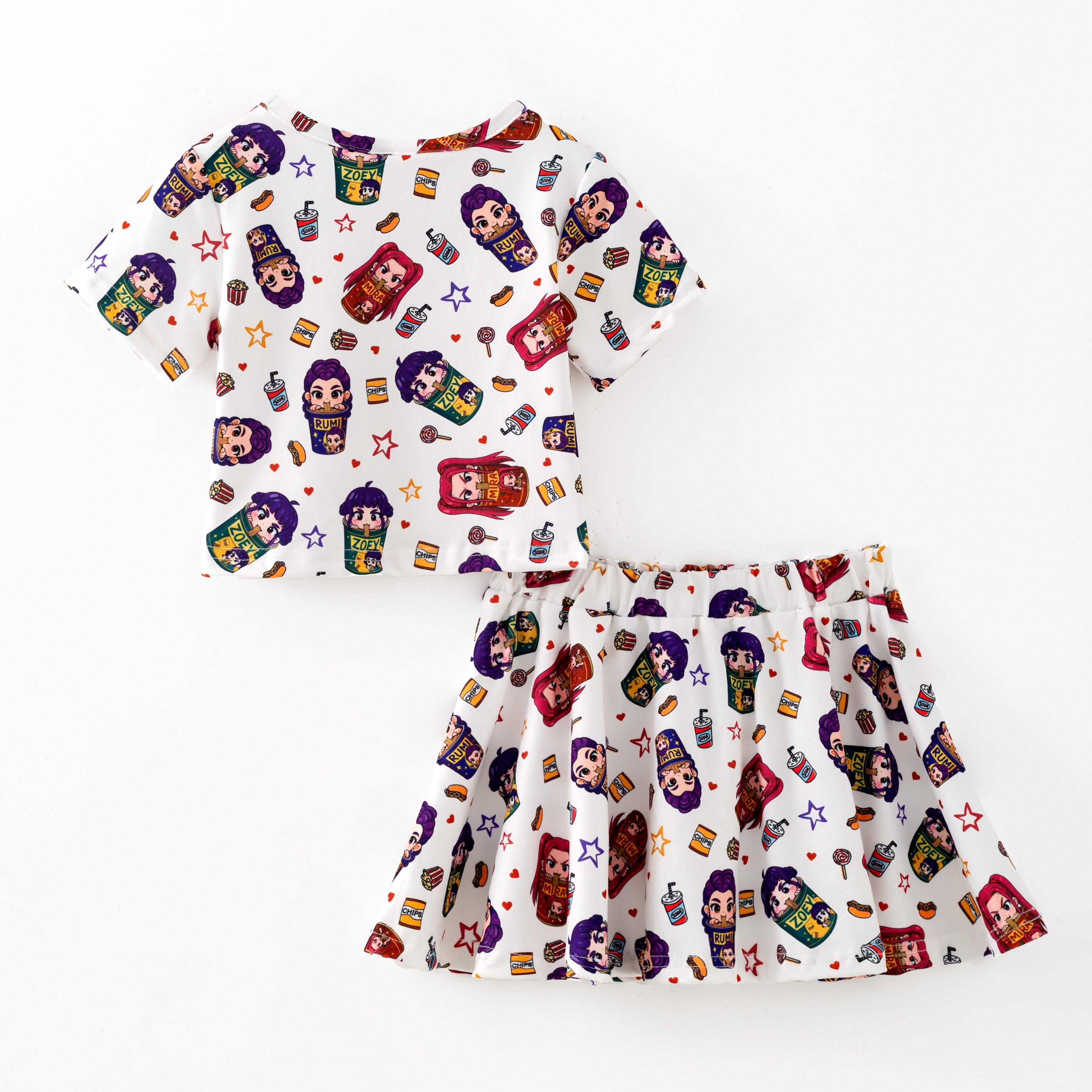(Pre Order,Prepack Zone)Girls Movie Character Print Set(Mix Size)