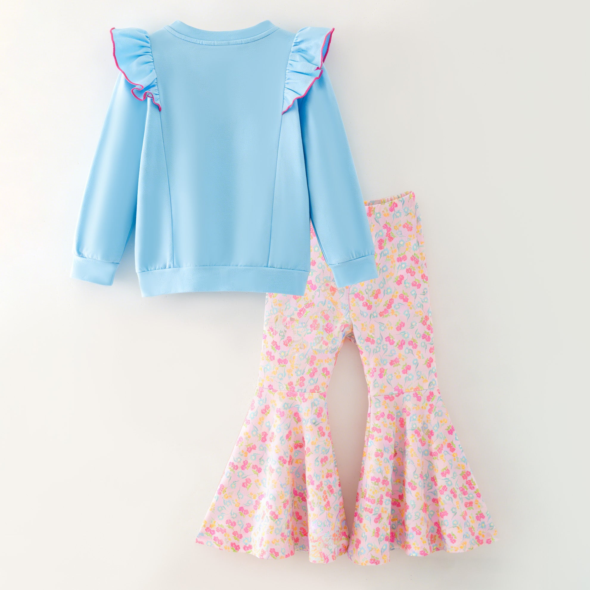 (In Stock)Sisters Fall Boots Applique Ruffle Outfit Set&Romper