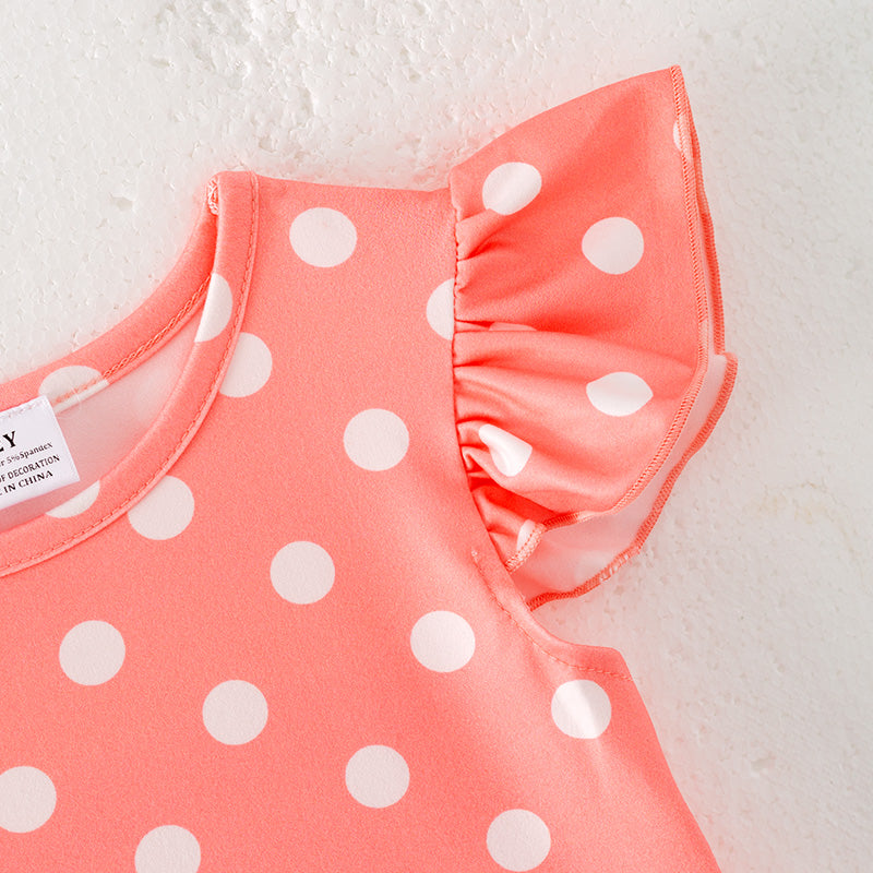 (In Stock)Girls Spring and Summer Floral Print Dress 3 Pieces