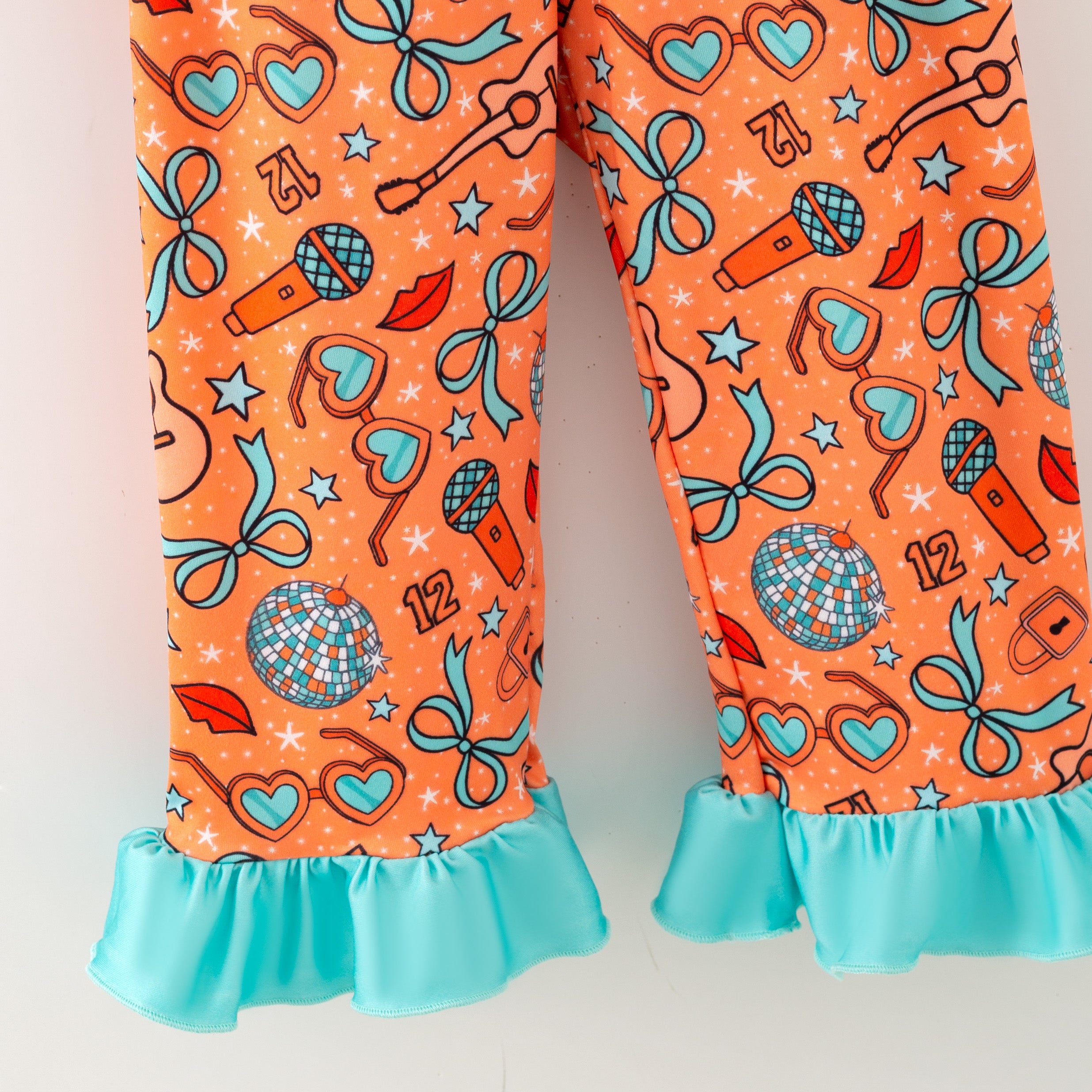 (Pre Order,Prepack Zone)Girls TS Print Pajamas&Set(Mix Size)