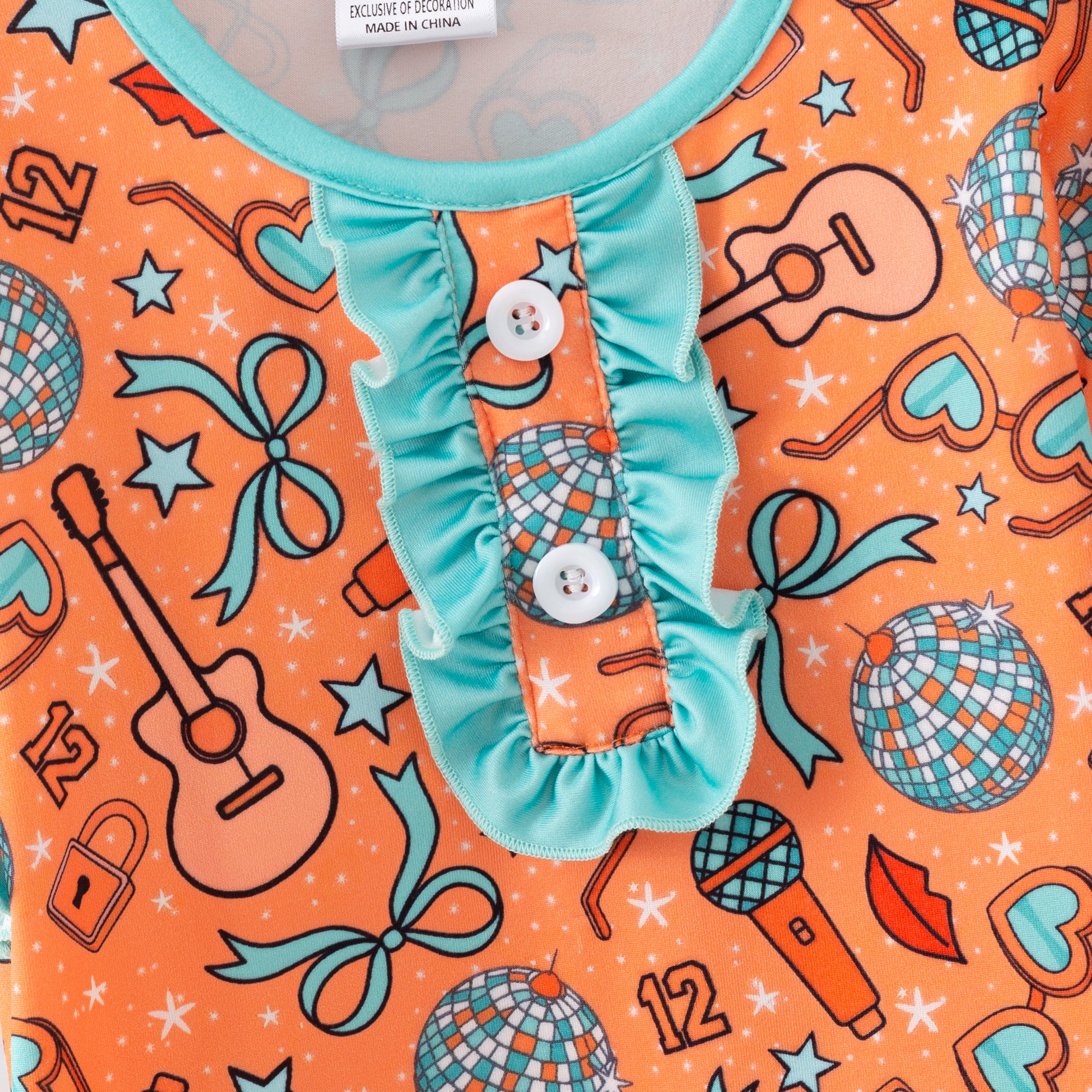 (Pre Order,Prepack Zone)Girls TS Print Pajamas&Set(Mix Size)