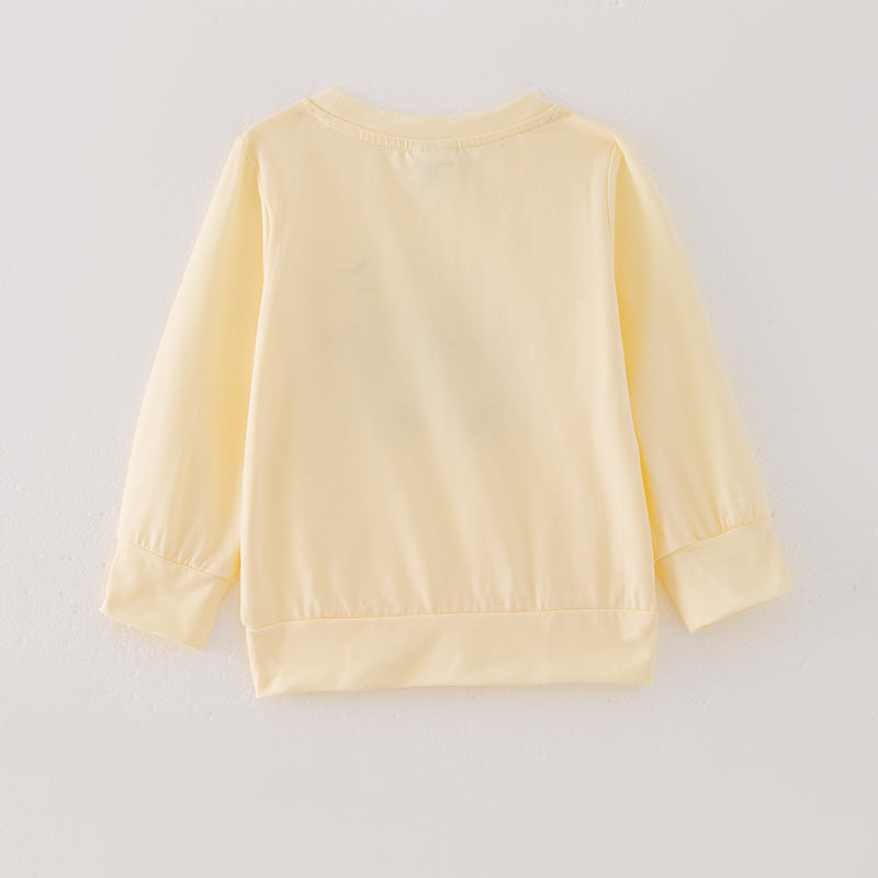 (In Stock Q2-5-2)Girls Halloween Print Cotton Top