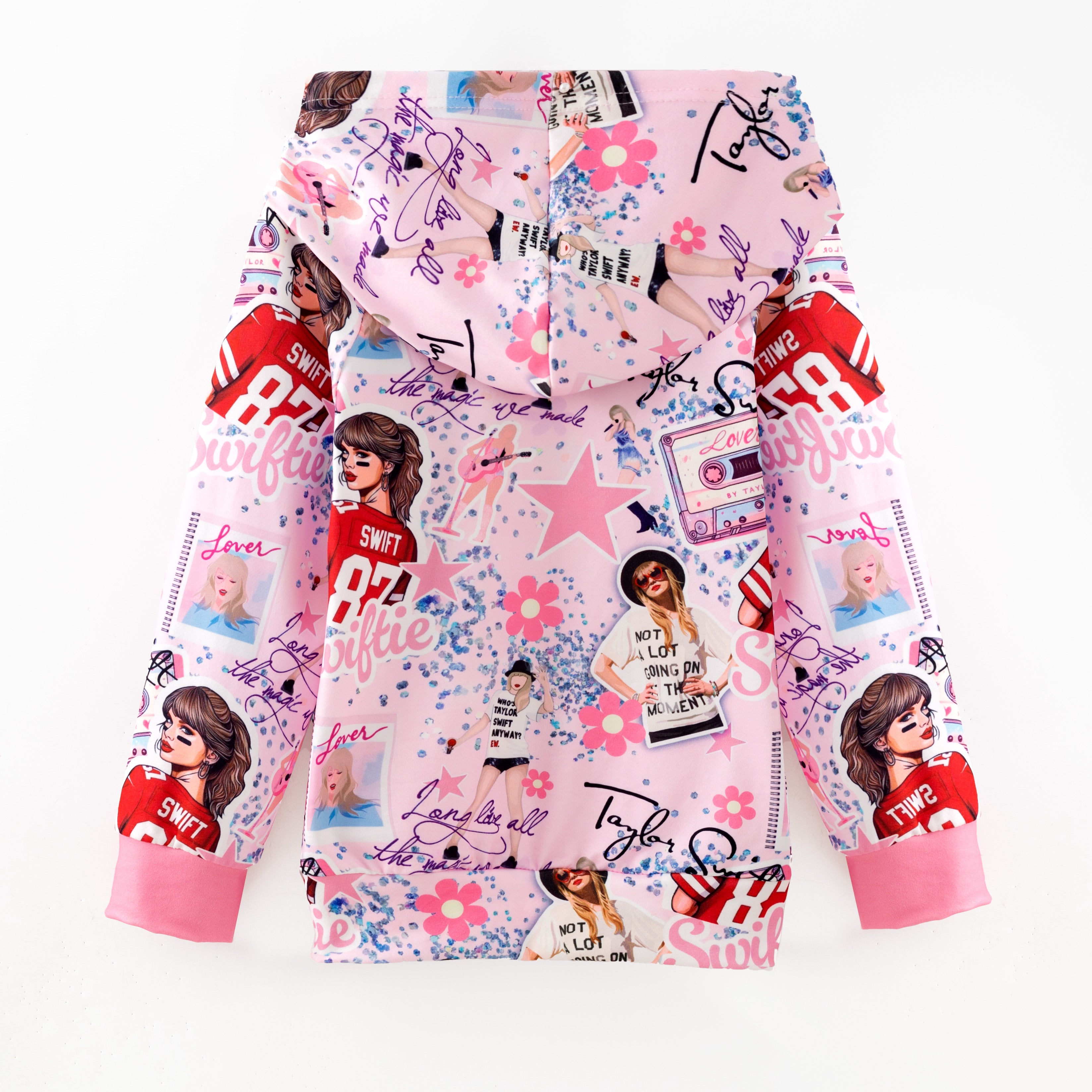 (Pre Order,Prepack Zone)Girls TS Print Hoodie&Pajamas(Mix Size)