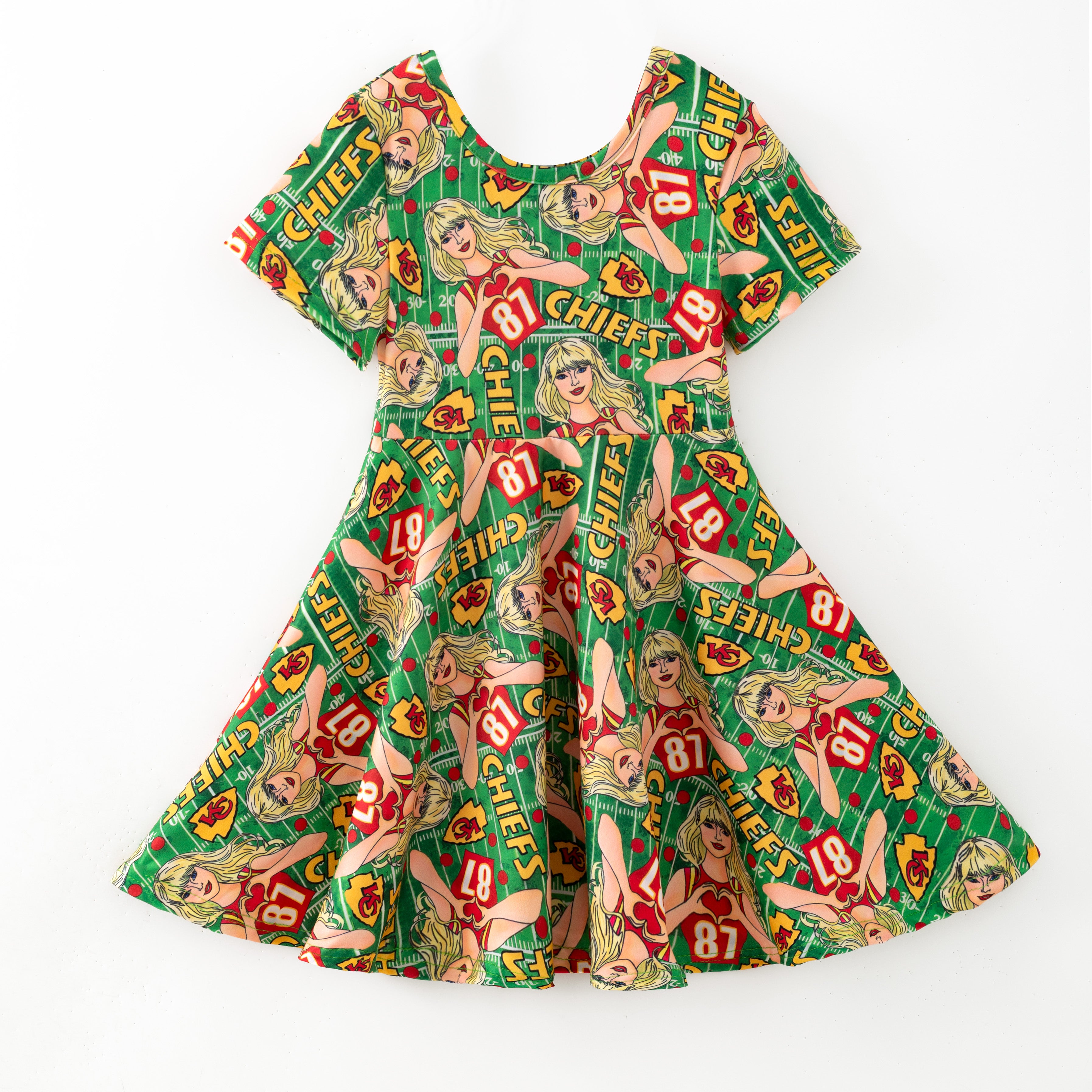 (Pre Order,Prepack Zone)Girls TS Print Dress(Mix Size)