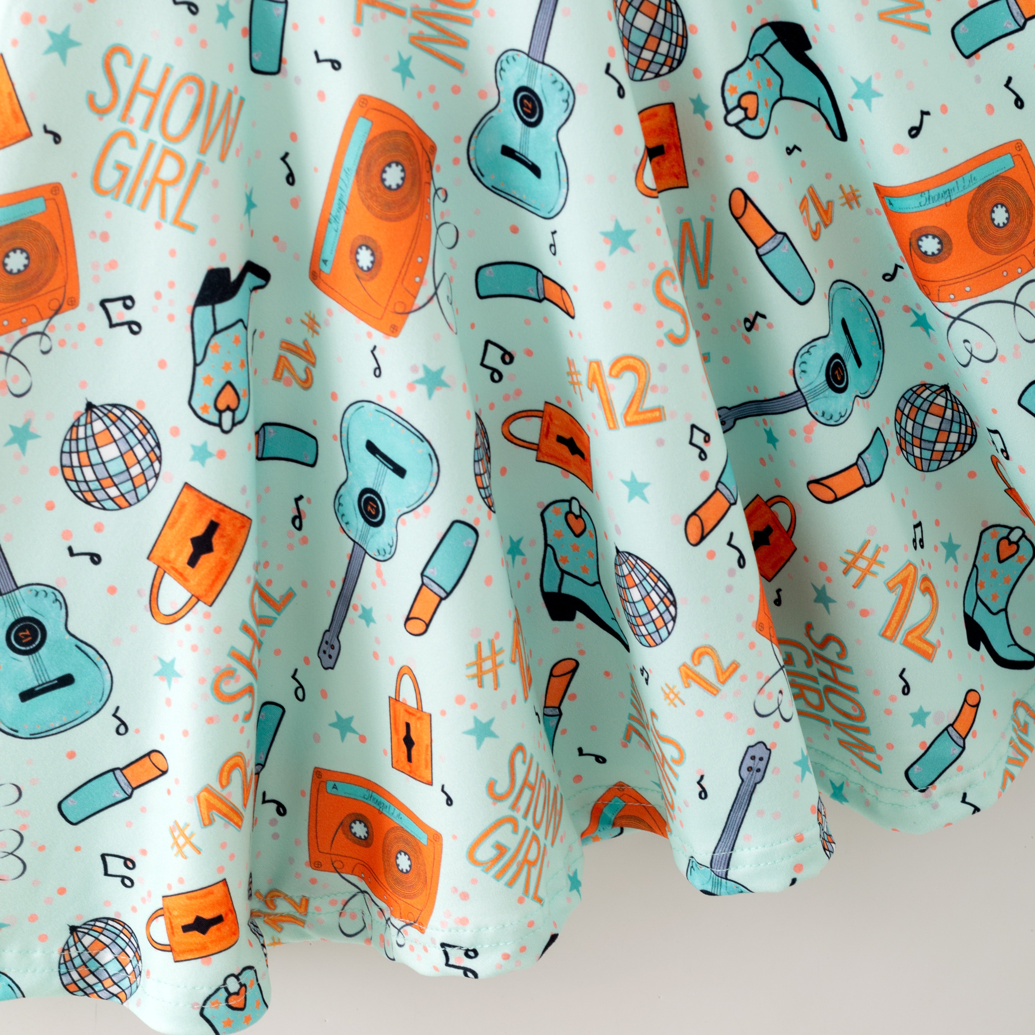 (Pre Order,Prepack Zone)Girls TS Print Dress(Mix Size)