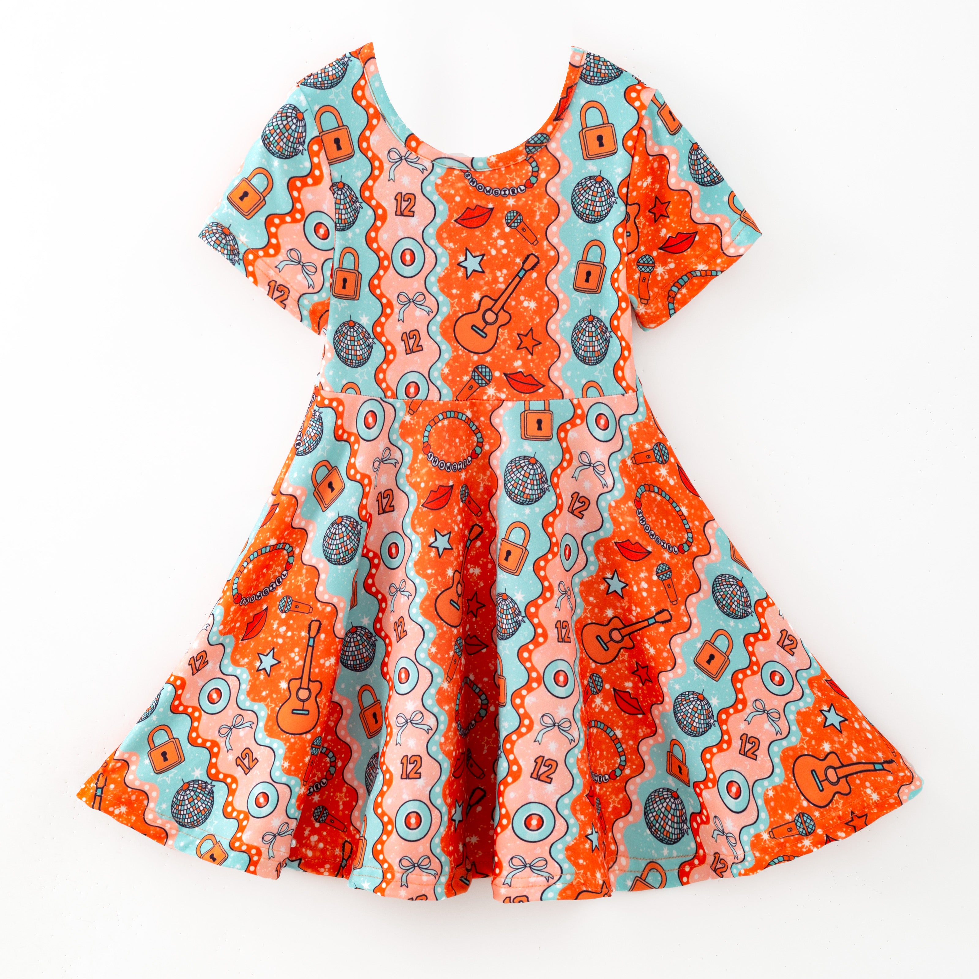(Pre Order,Prepack Zone)Girls TS Print Dress(Mix Size)