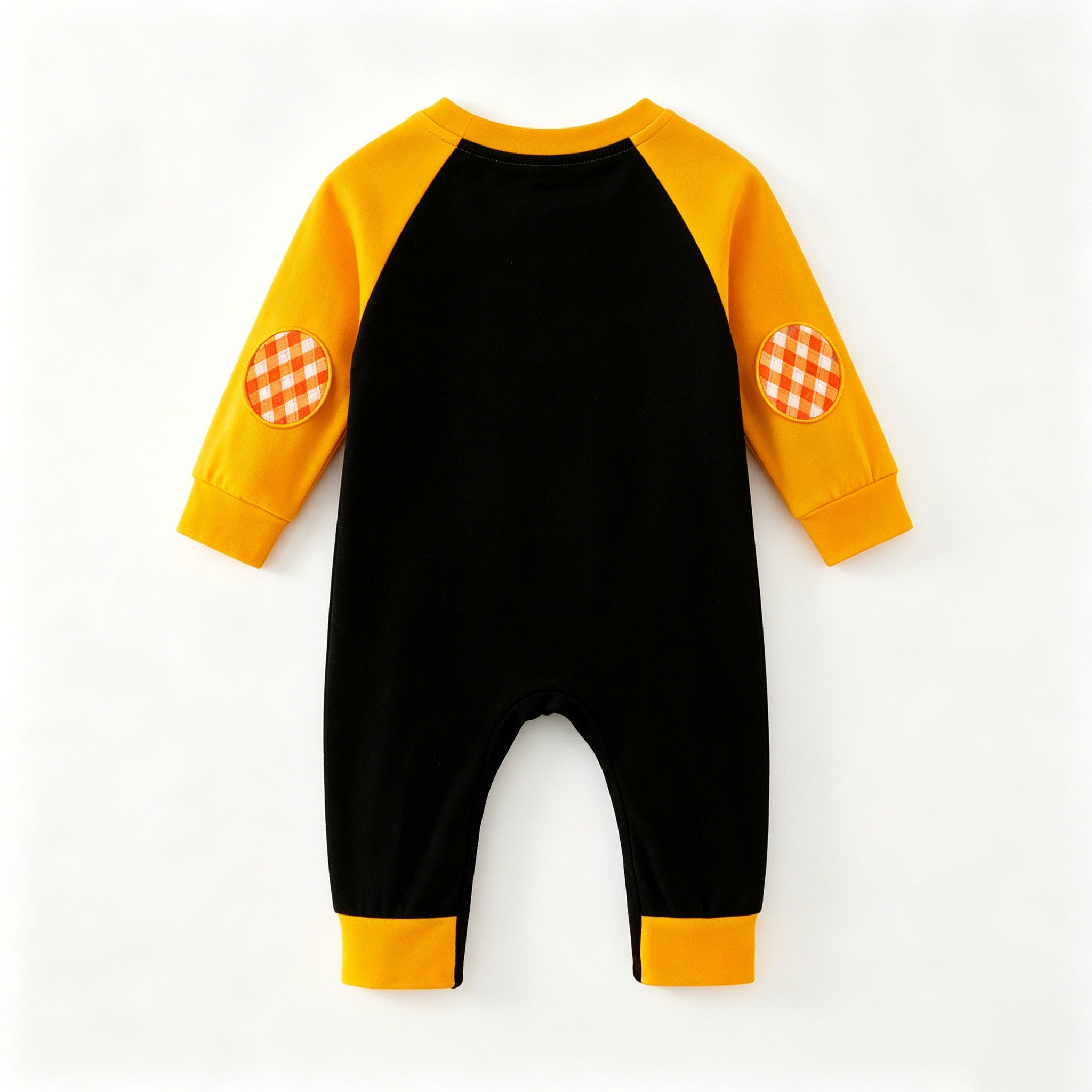 (In Stock)Toddler Boys Halloween Applique Cotton Romper