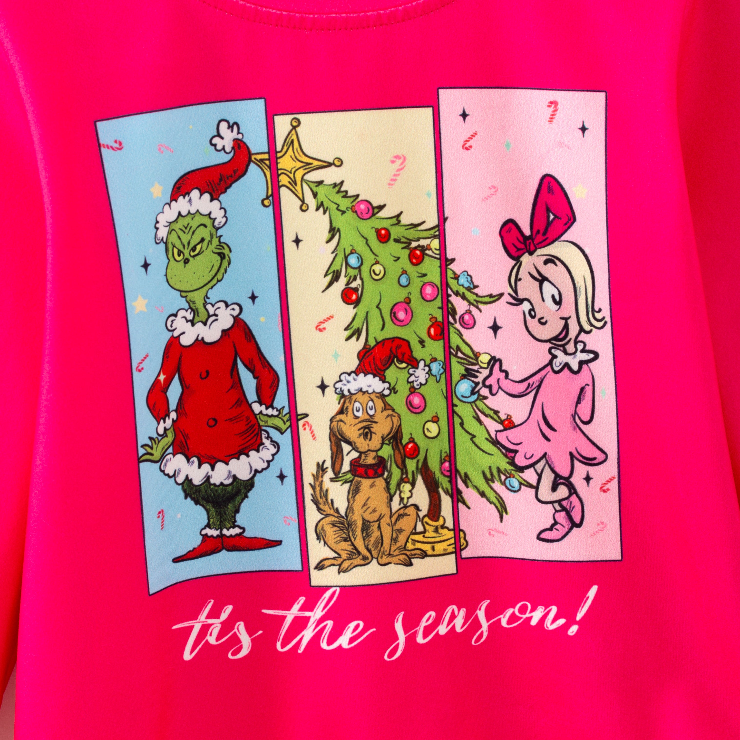 (Pre Order,Prepack Zone)Girls Christmas Print Sweatshirt(Mix Size)