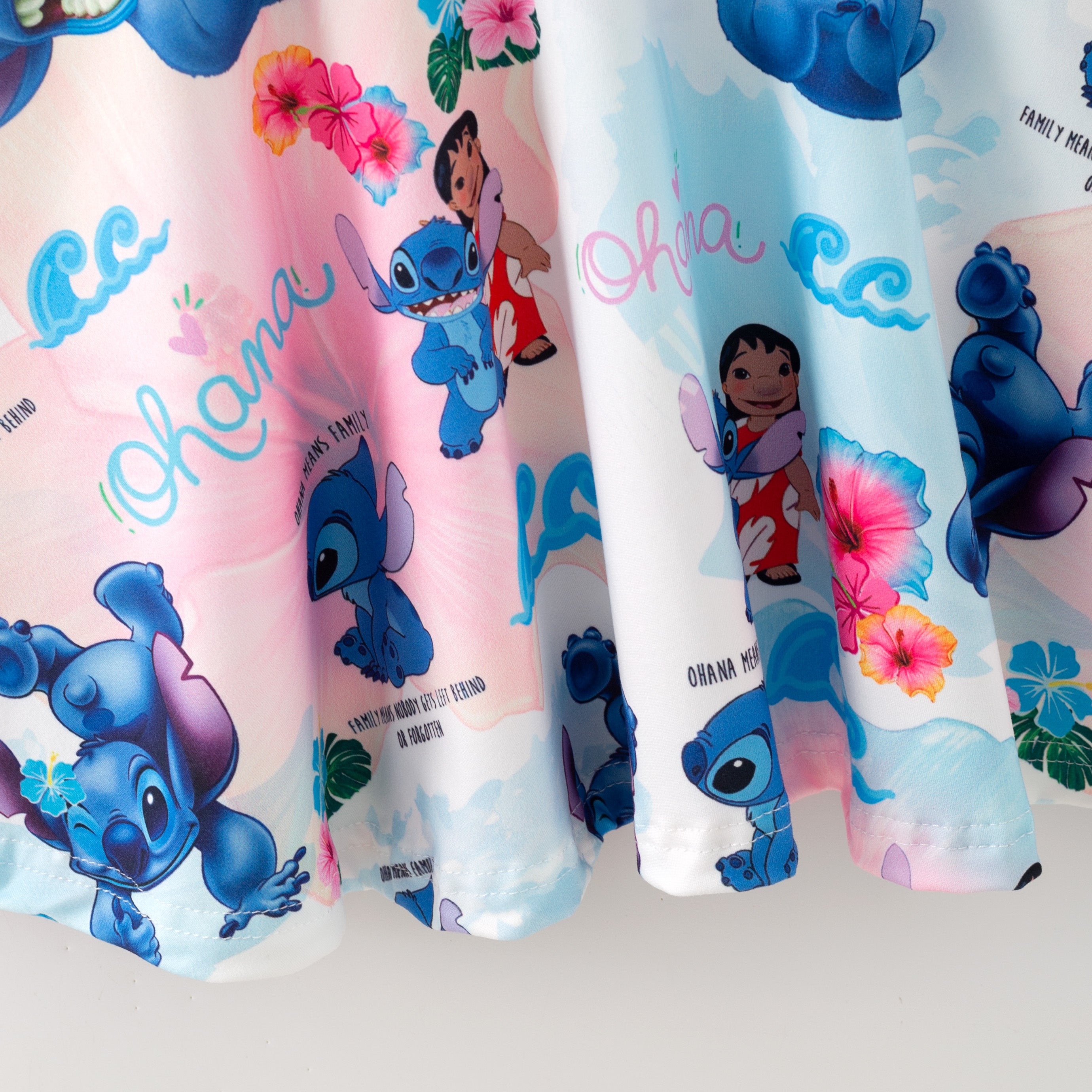 (Pre Order,Prepack Zone)Girls Blue Dog Print Dress(Mix Size)