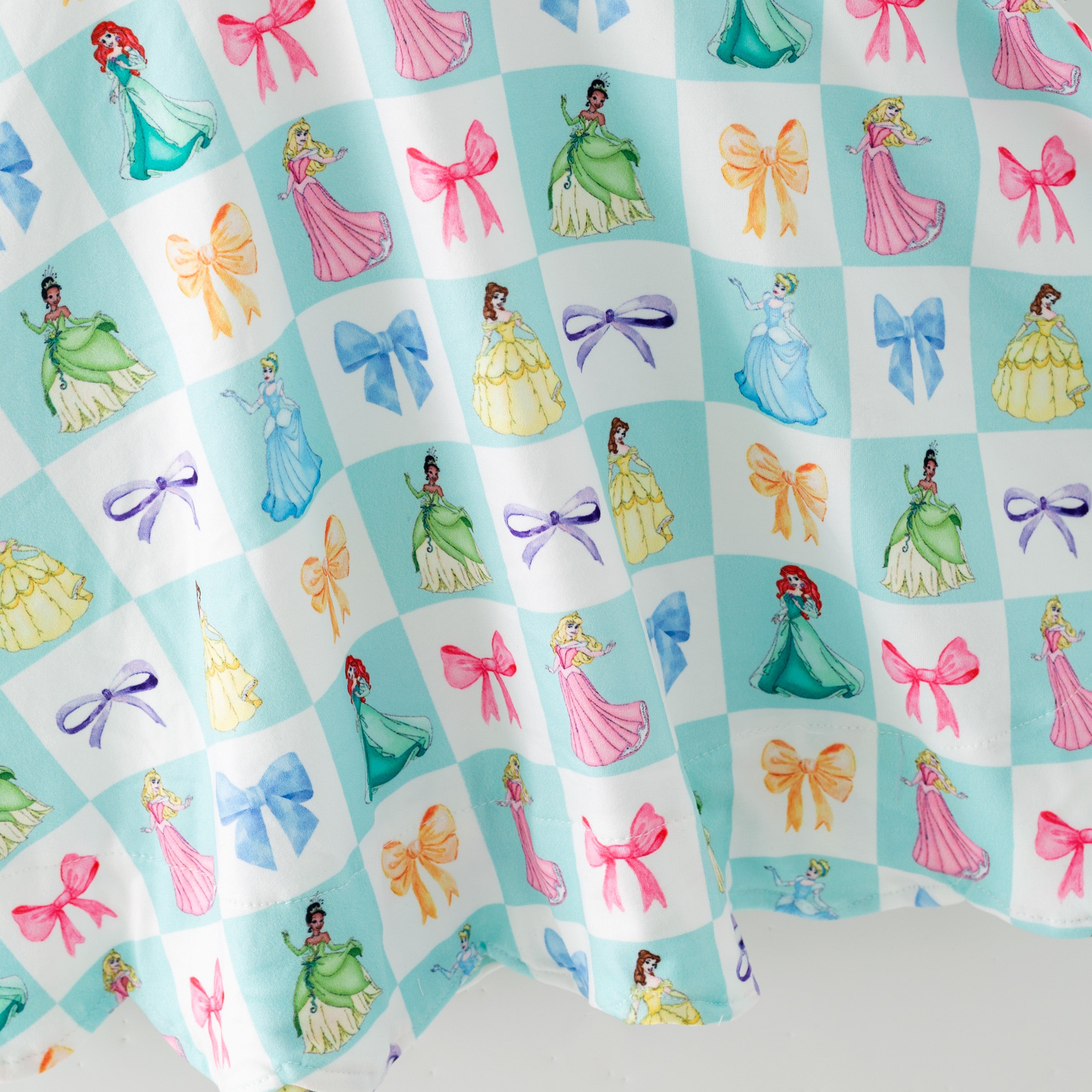 (Pre Order+Prepack Zone)Girls Cartoon&Princess Print Scallop Dress(Mix Size)