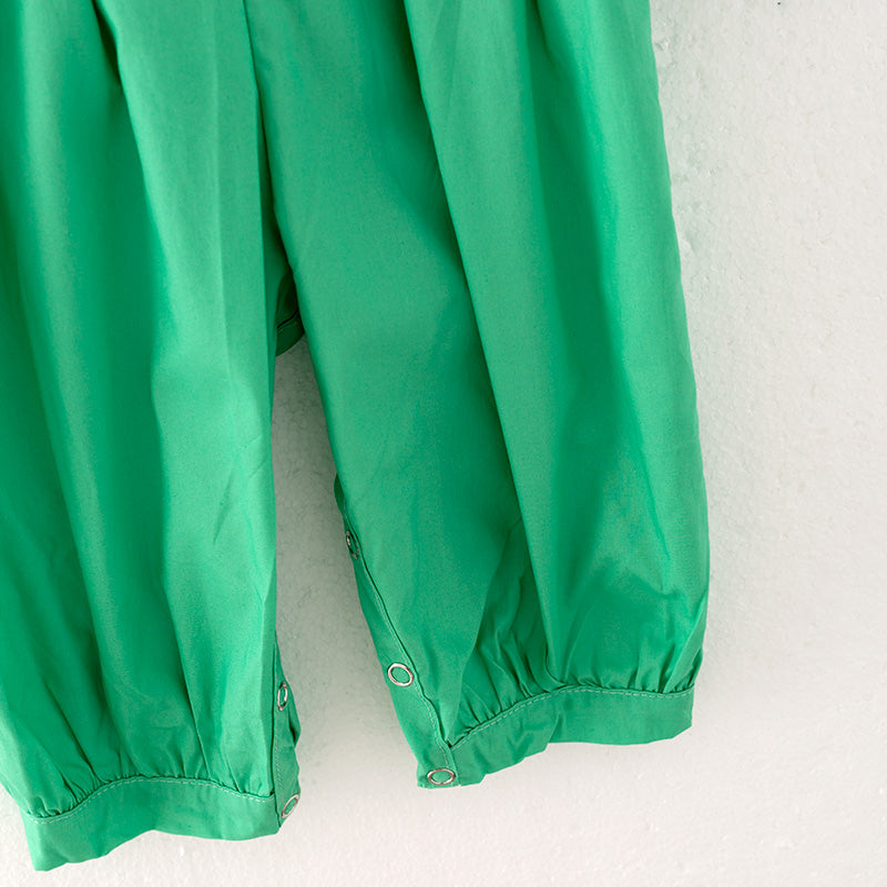 (In Stock)Baby Girls Christmas Embroidery Smocked Romper(Nose problem)