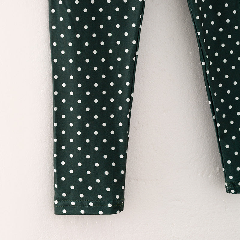 (In Stock E31-4-2)Girls Halloween Print Outfit Set