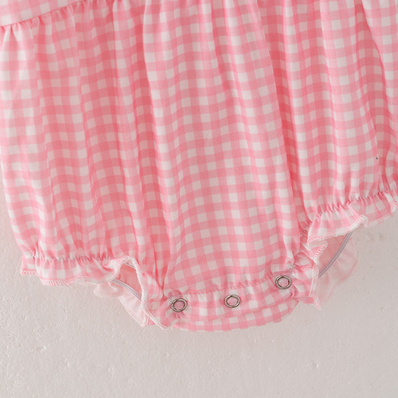 (In Stock A5-7-1)Baby Girls Halloween Embroidery Romper