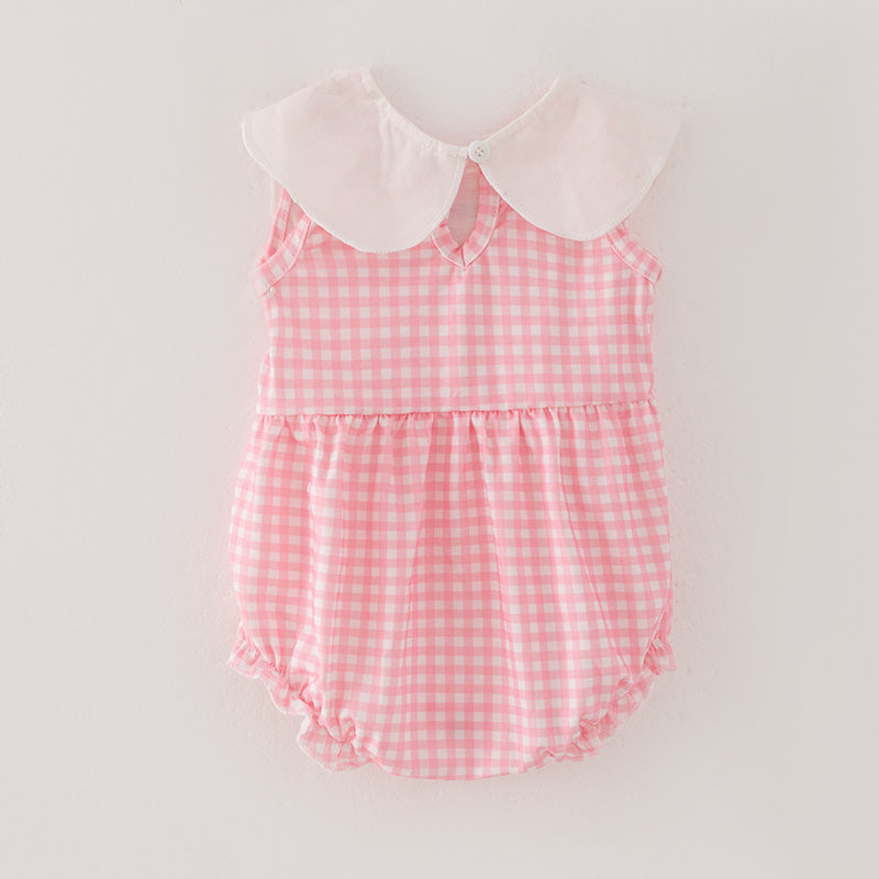 (In Stock A5-7-1)Baby Girls Halloween Embroidery Romper