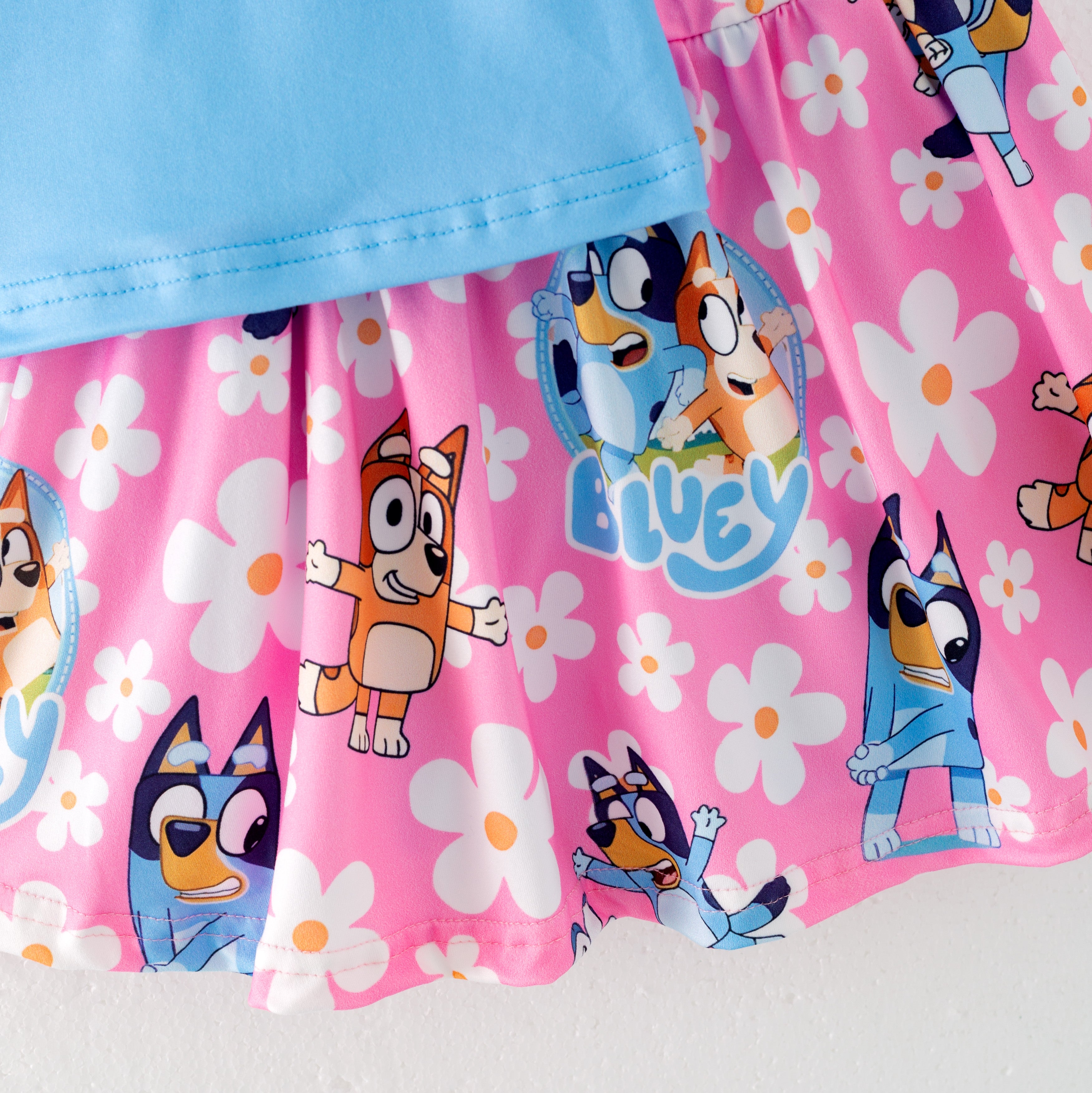 (Pre Order)Girls Spring and Summer Cartoon Print Skort Set