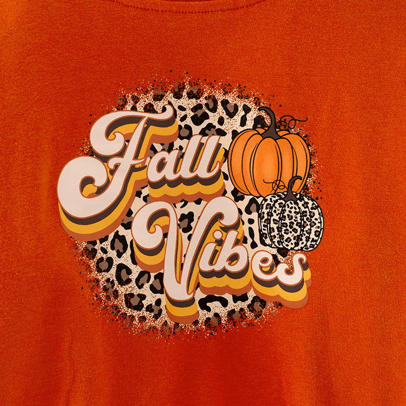 (In Stock E6-4-2)Girls Fall Vibes Print Outfit Set