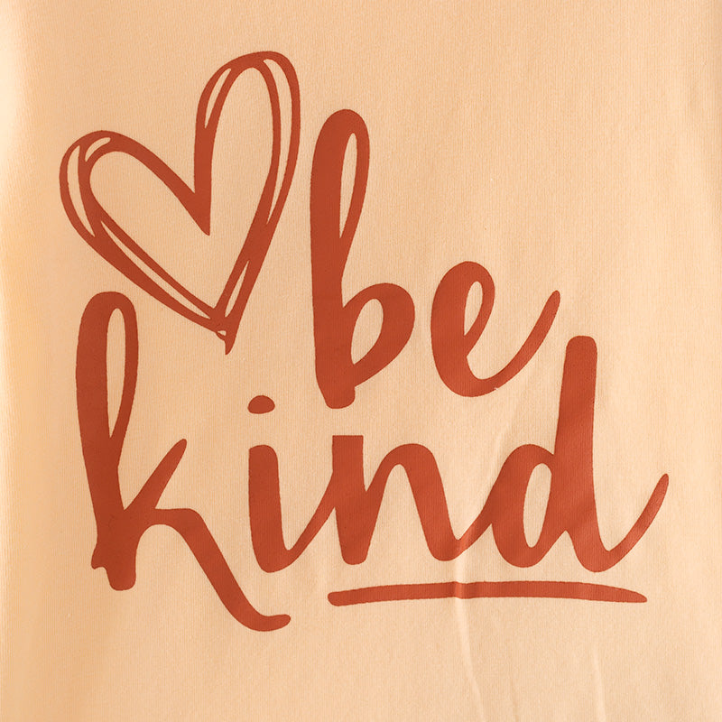 (In Stock E6-4-1)Girls Fall be KIND Print Skirt Set